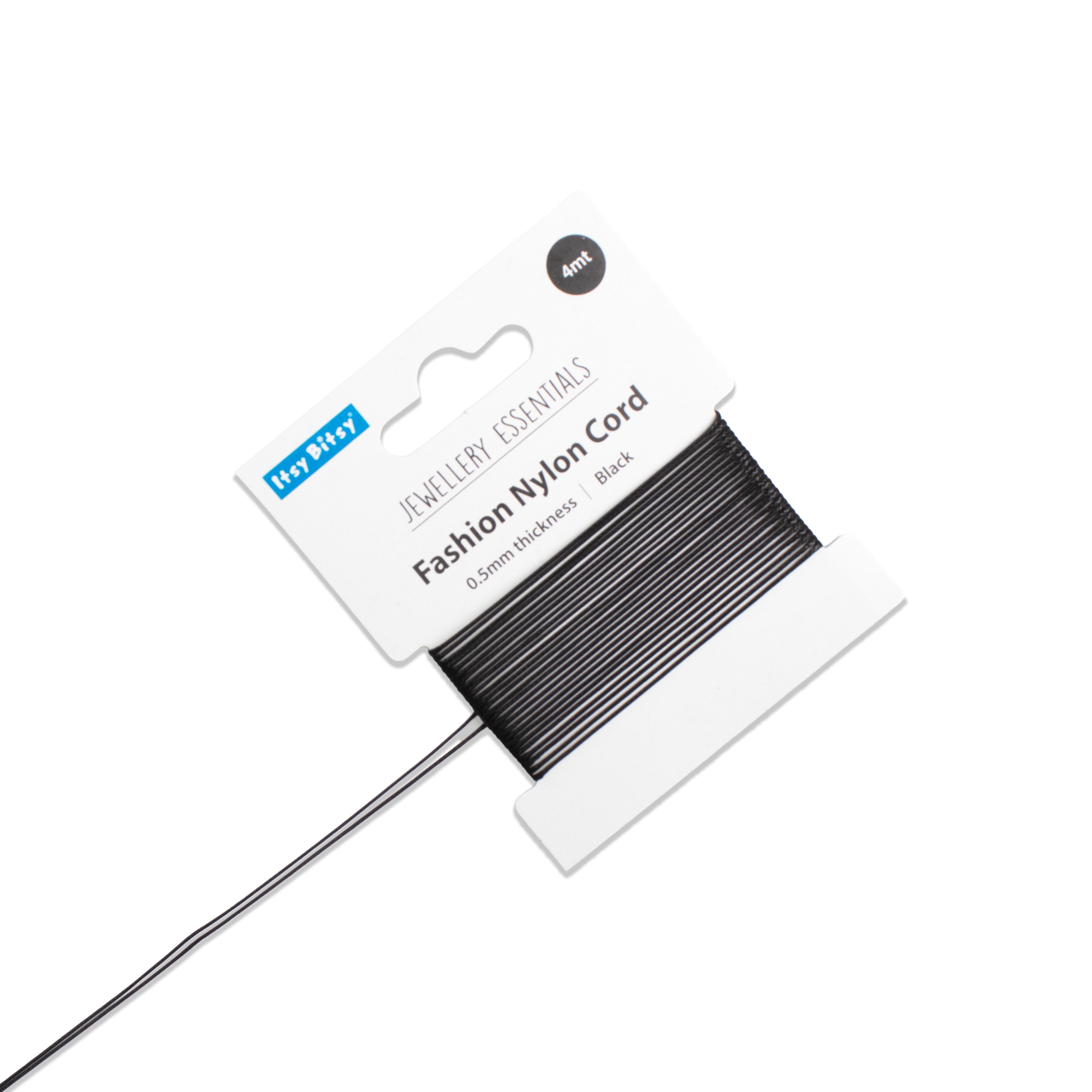 Nylon Cord Black 0.5 mm 4 mtr