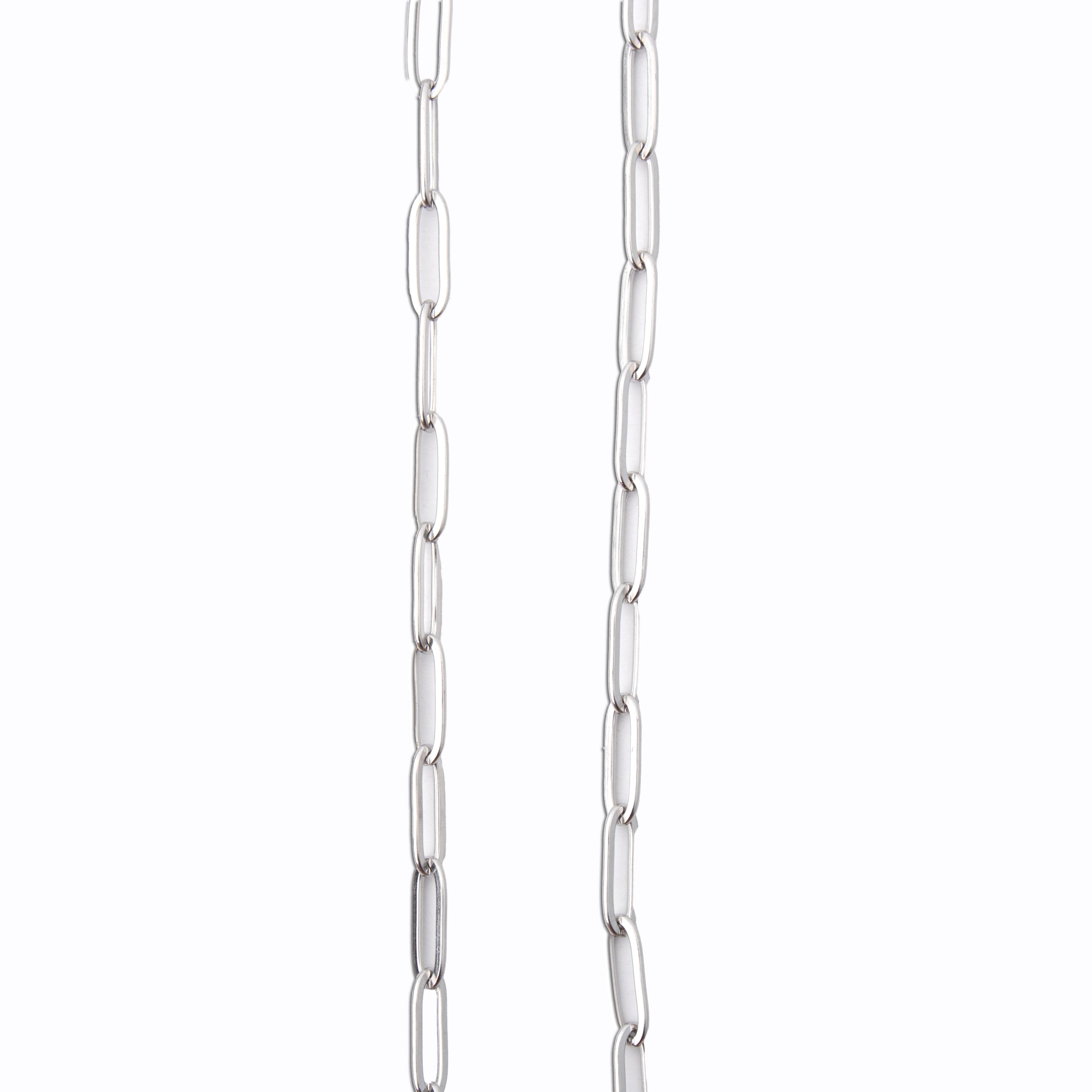 Ready-to-Wear Cable Chain Bracelet Stainless Steel 25cm 1pc