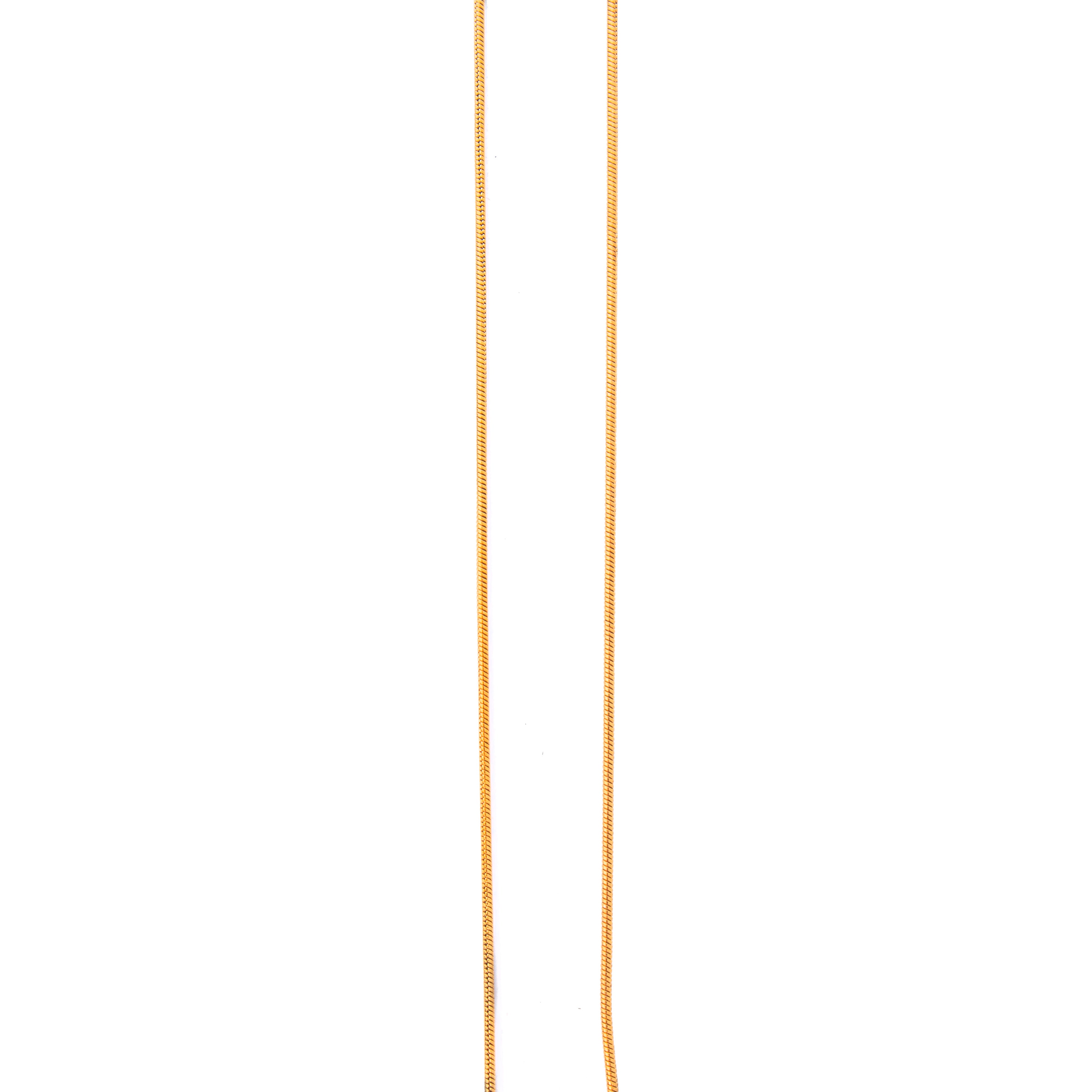 Ready-to-Wear Round Chain Golden 0.5mm 60cm 1pc