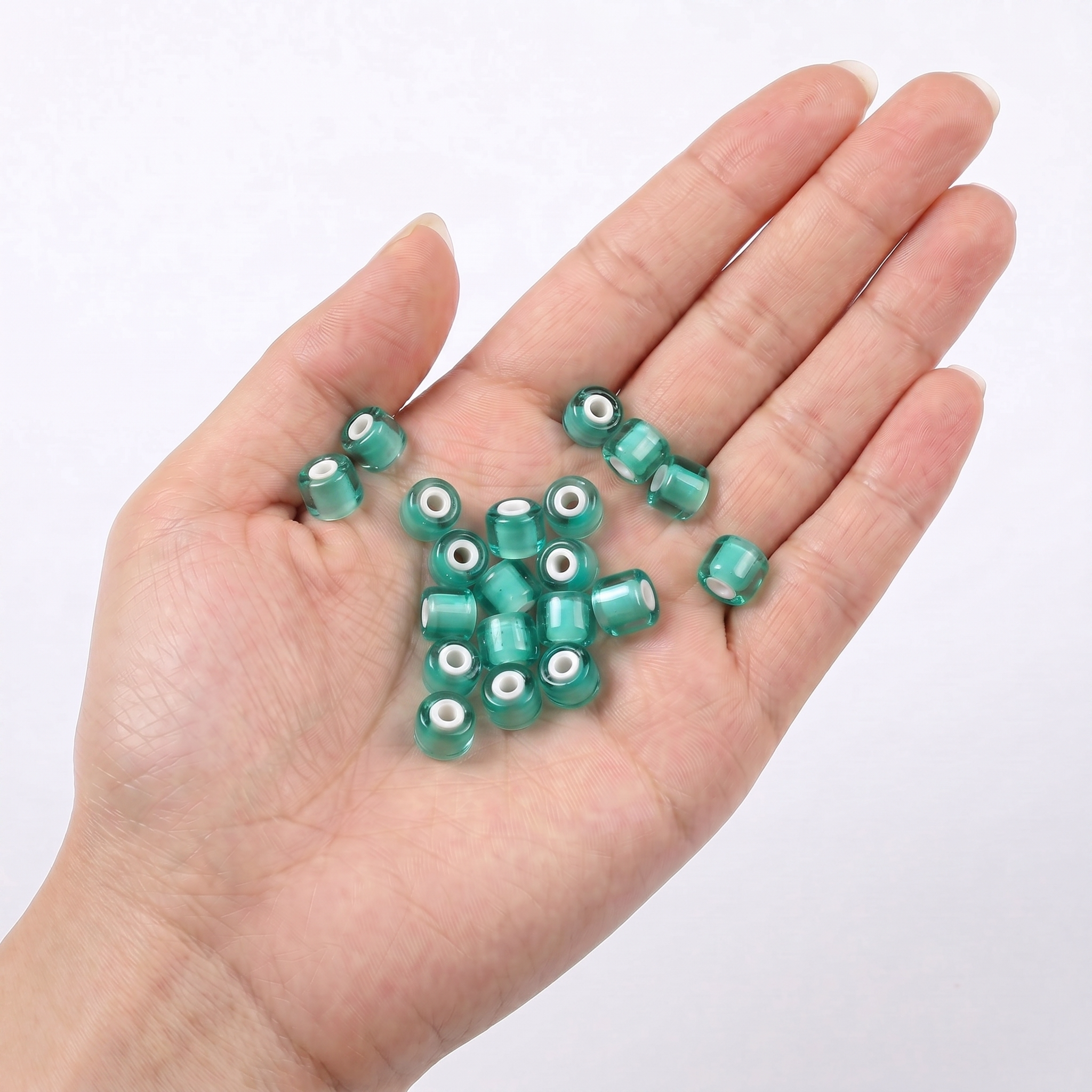 Glass Bead Round Blue 500grm