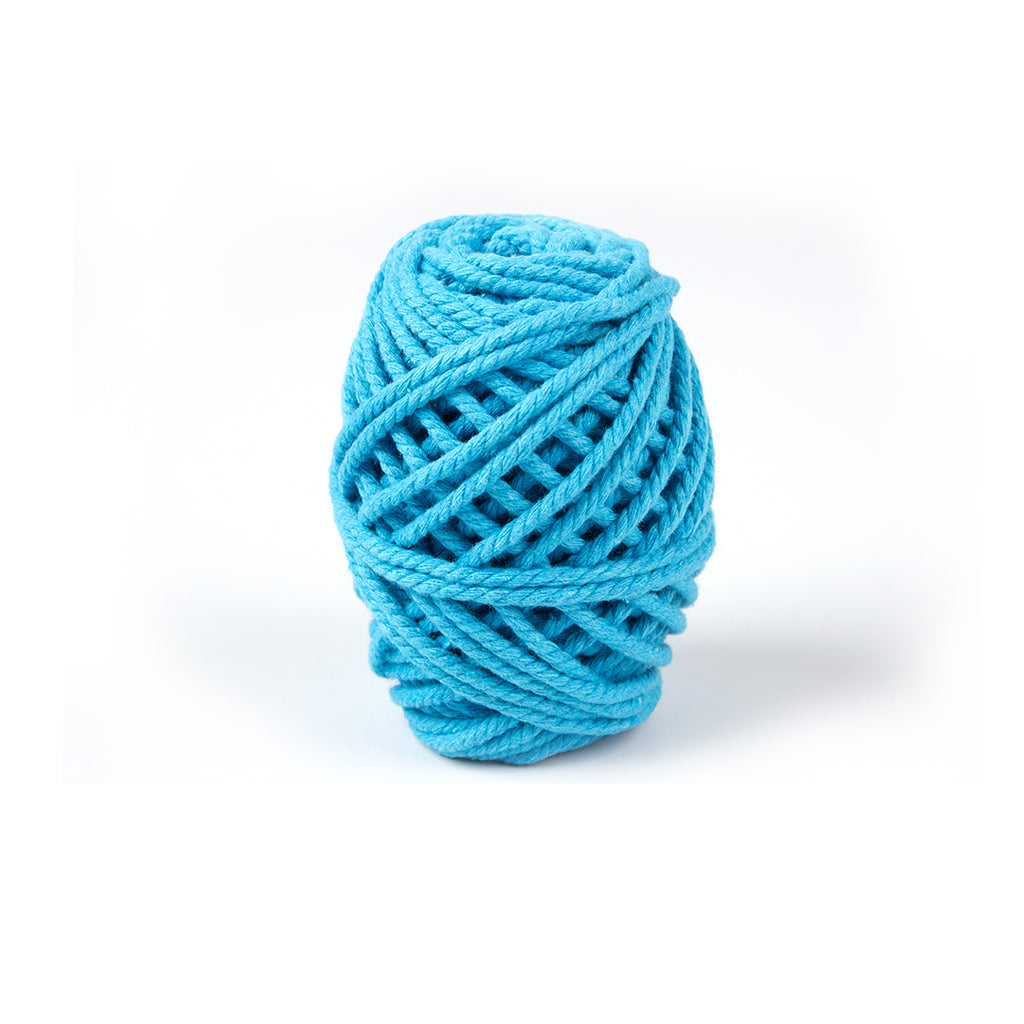 Cotton Twisted Cord Fusion Blue 3mm 3Ply 25Mtr Roll