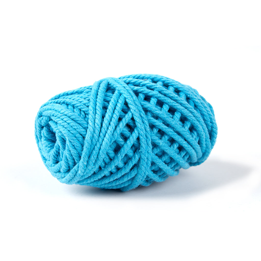 Cotton Twisted Cord Fusion Blue 3mm 3Ply 25Mtr Roll