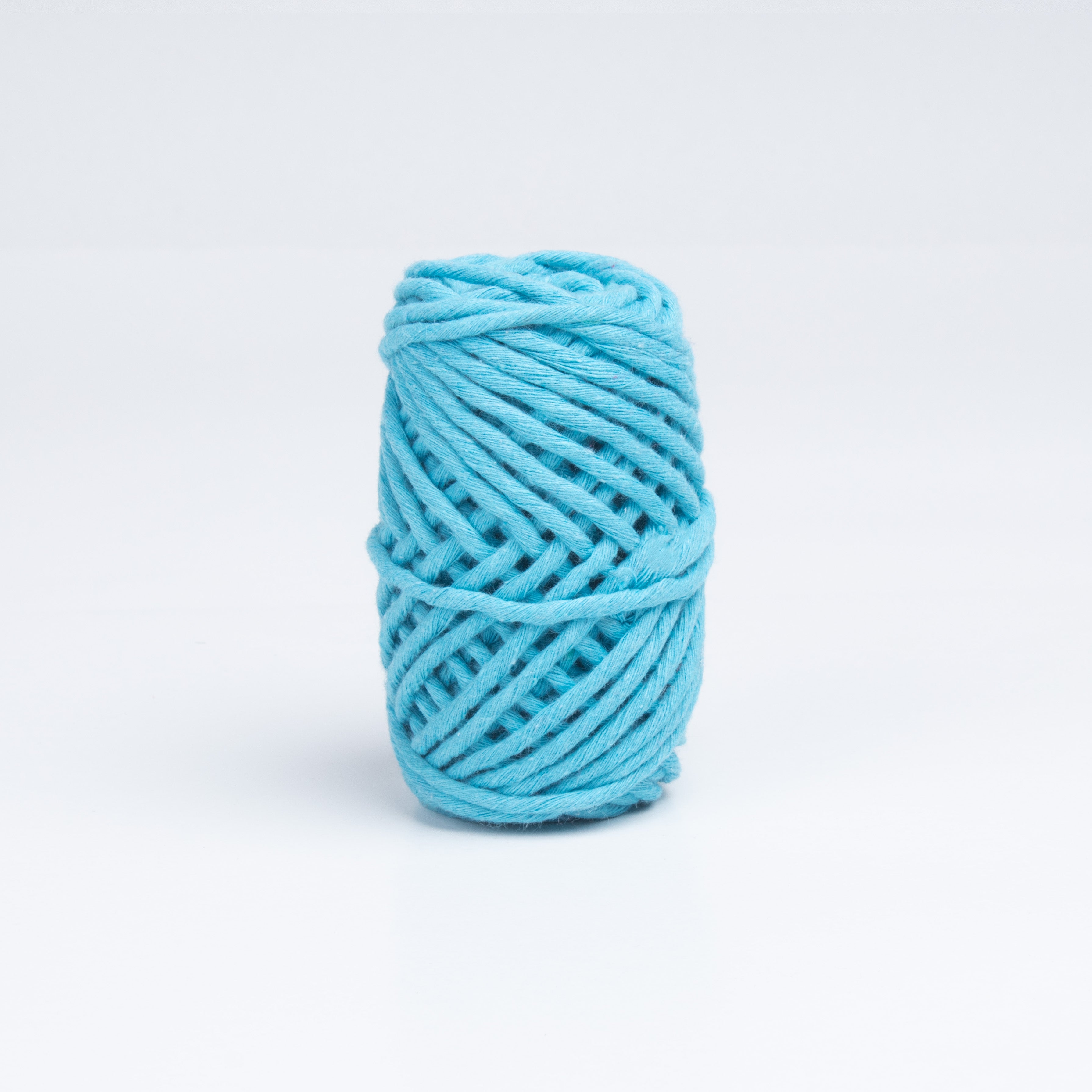 Cotton Single Strand Firozi 3mm 25Mtr Roll