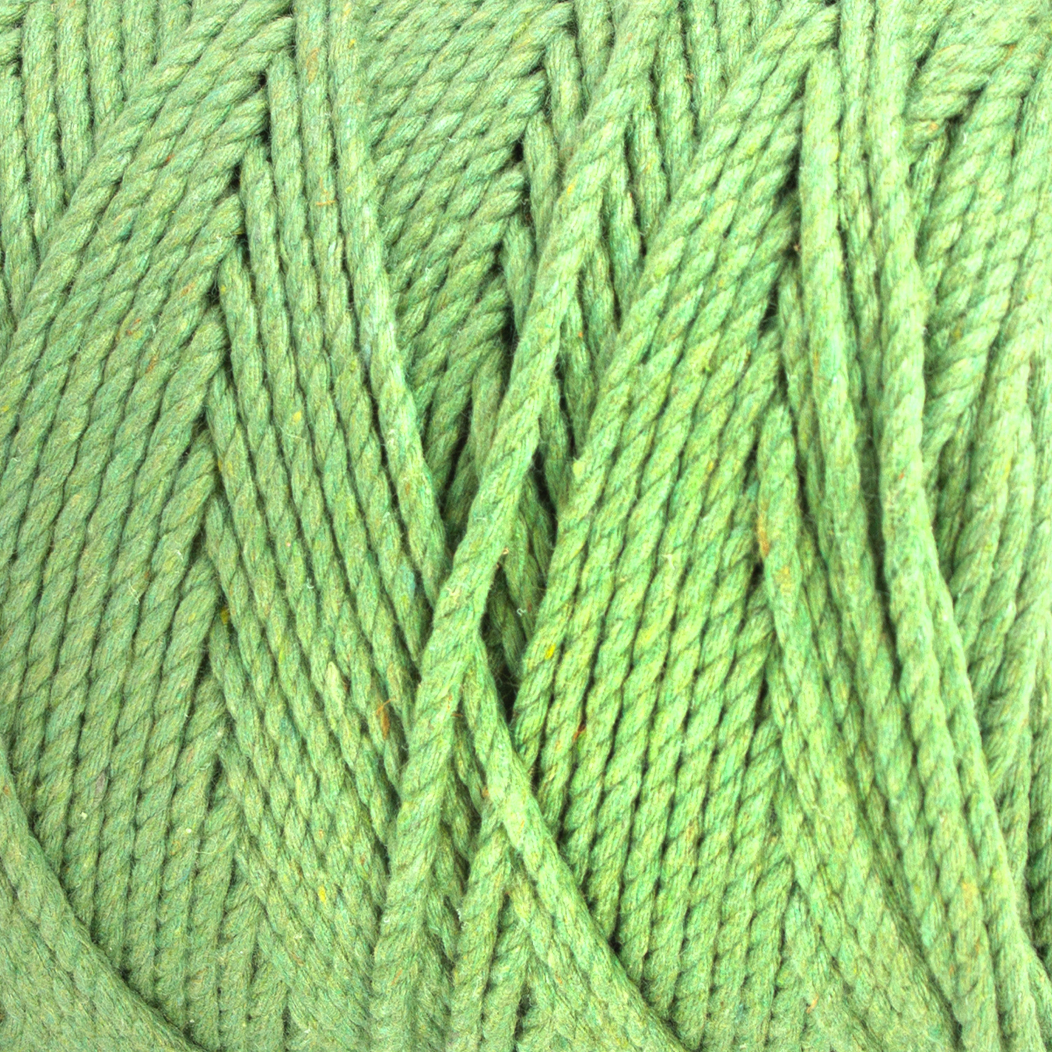 Cotton Twisted Cord Leaf Green 3mm 3 Ply 500gm Roll