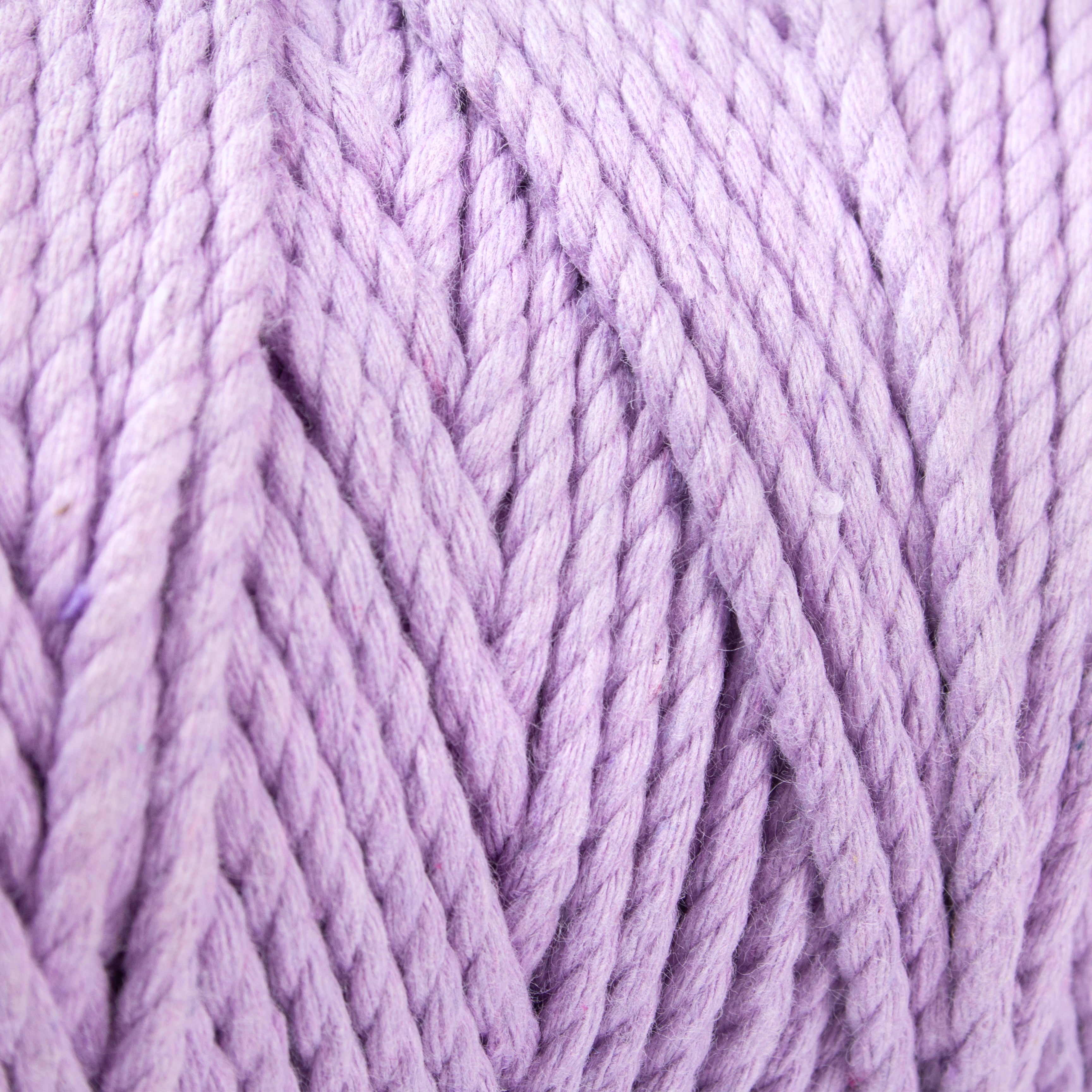 Cotton Twisted Cord Lavender 3mm 3 Ply 500gm Roll