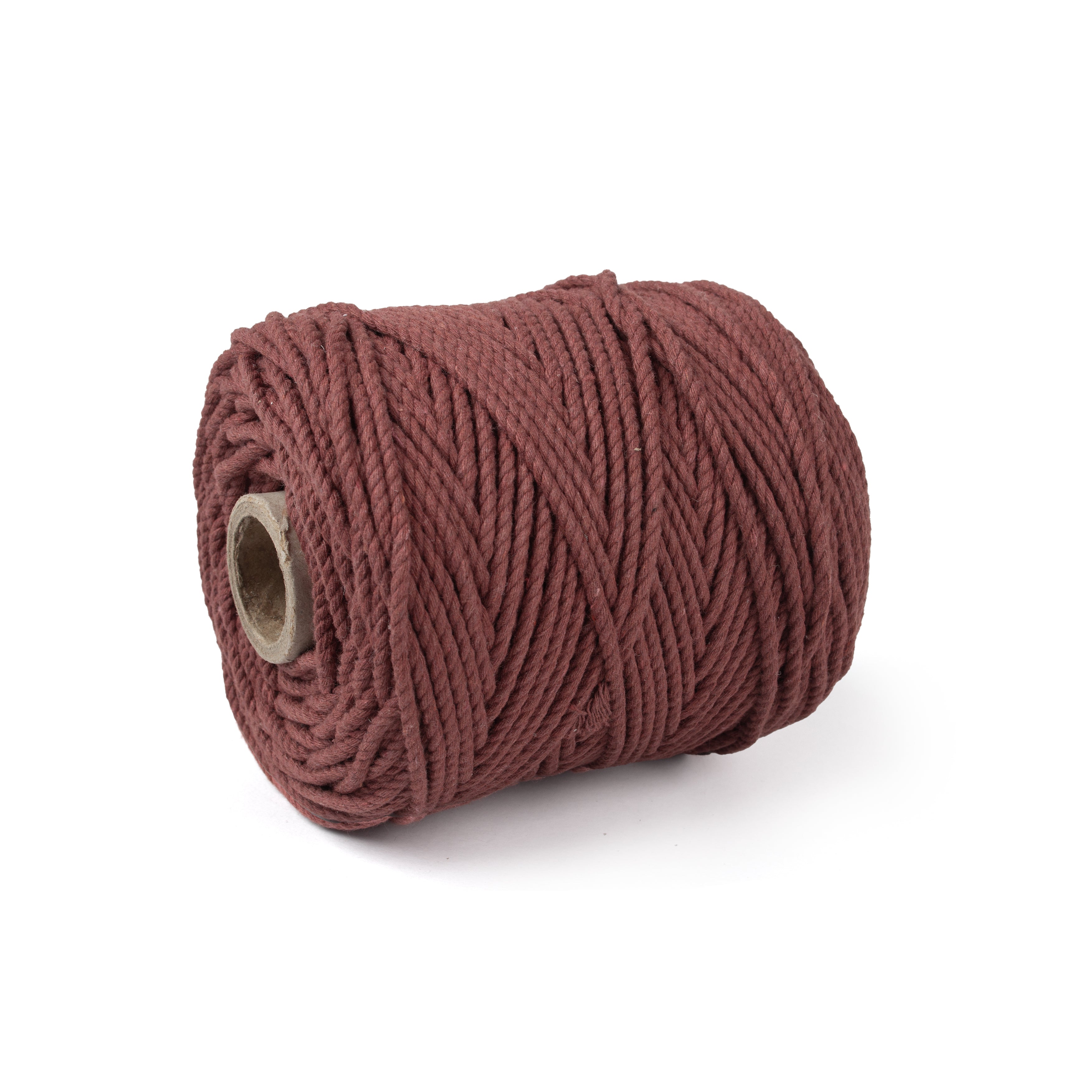 Cotton Twisted Cord Rust 3mm 3 Ply 500gm Roll