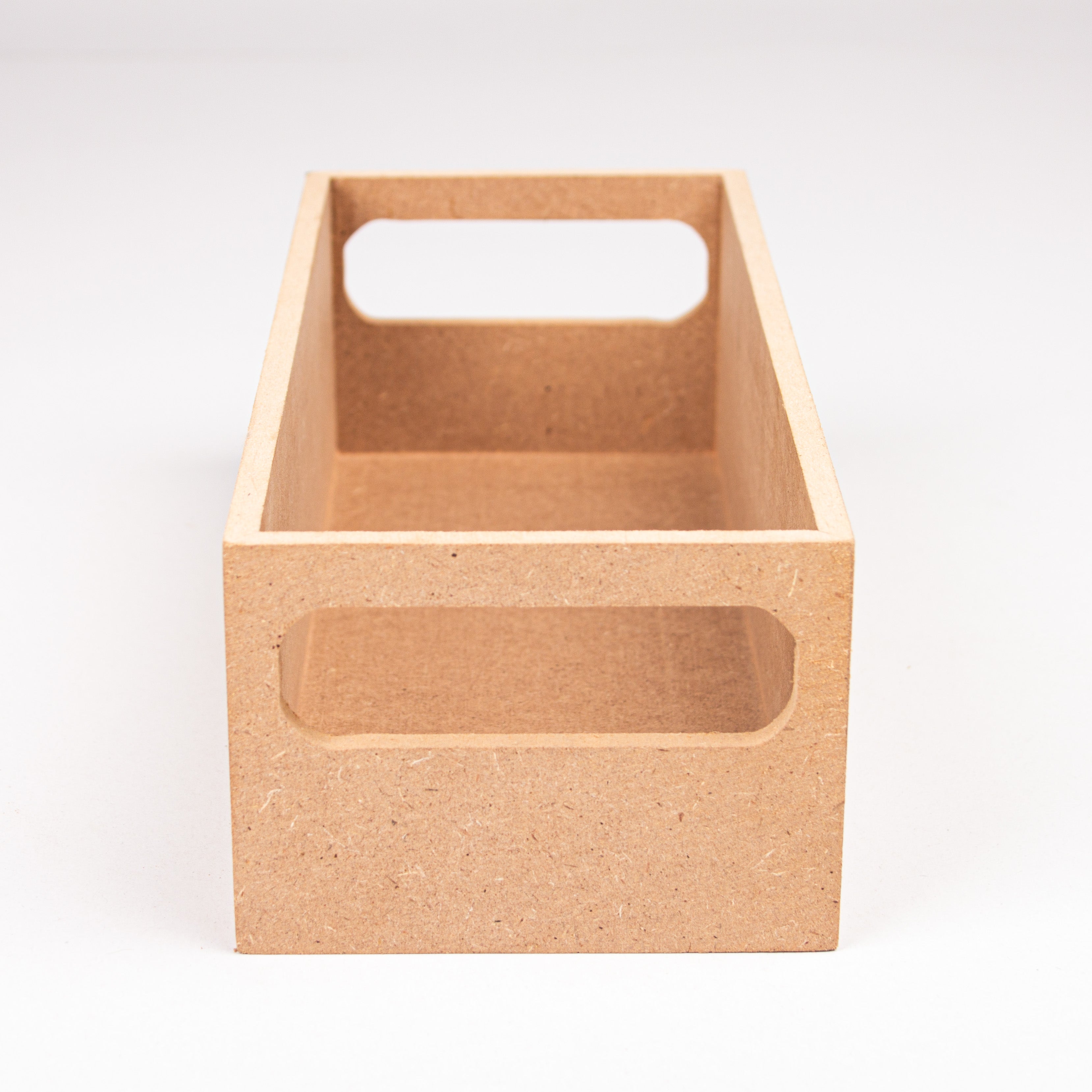 MDF Tray With Handle Rectangular Medium Approx L 9.25 X W 3.26 X H 2.67In 5Mm Thick 1 Pc