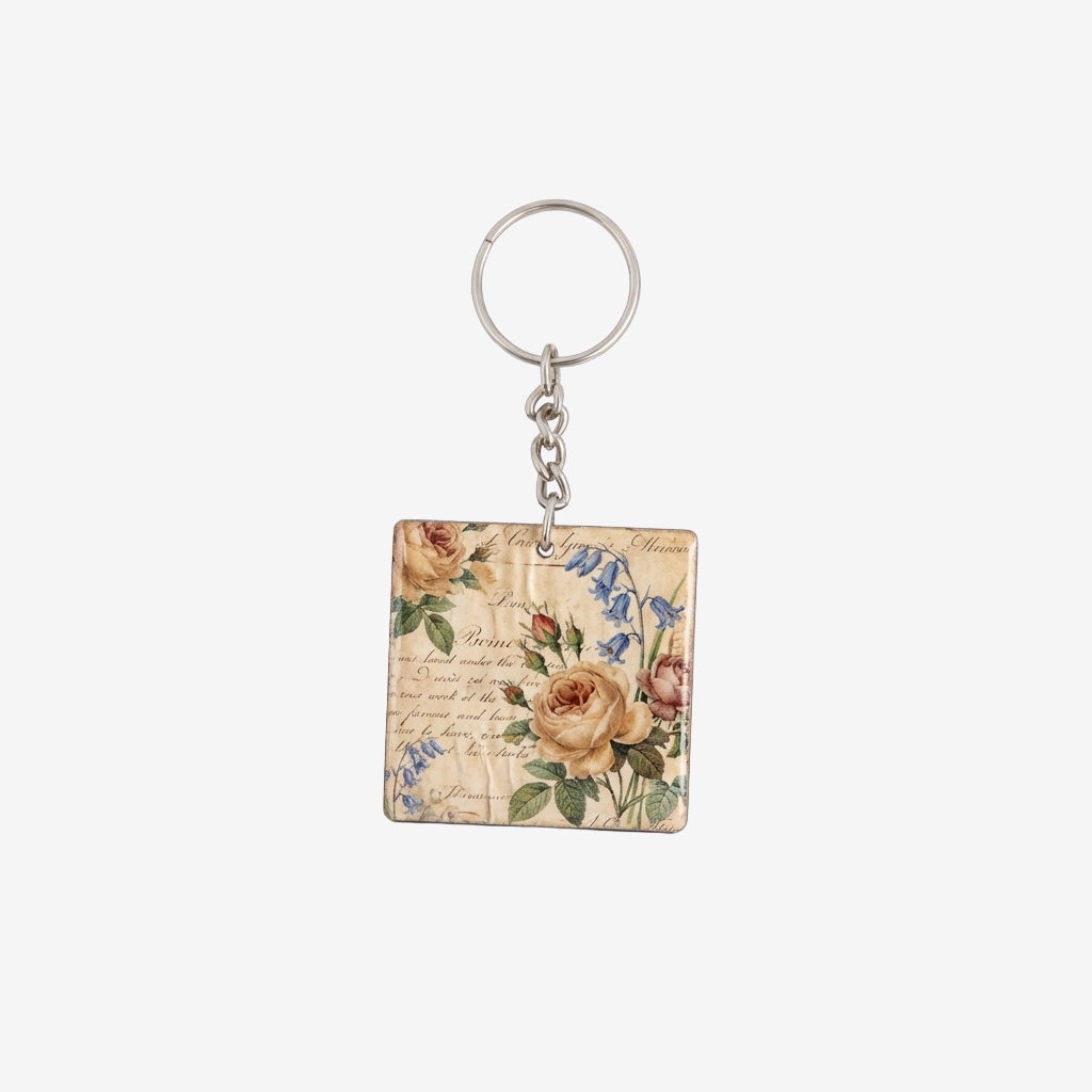 MDF Keychain Square 5 X5cm 2mm Thick 5pc