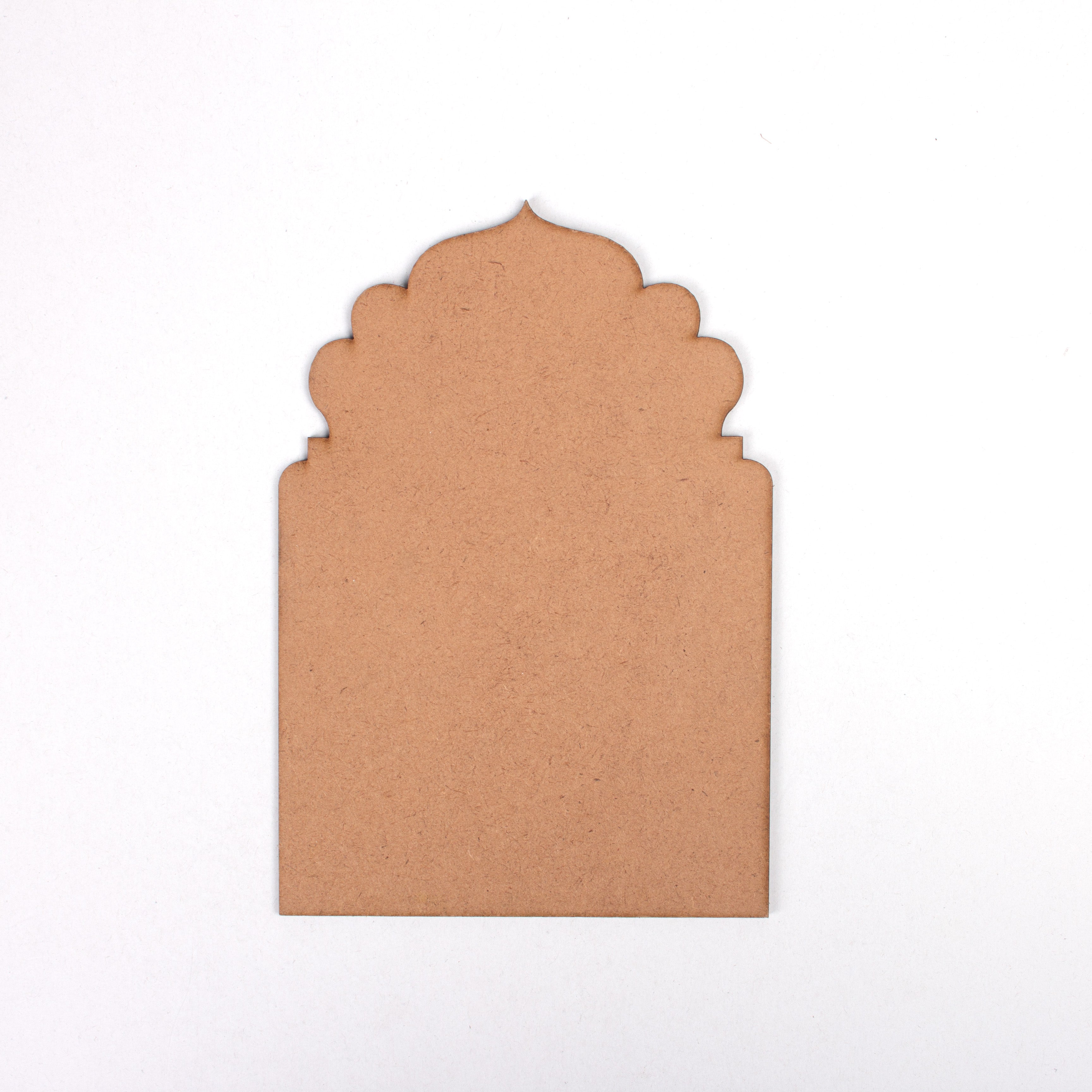 MDF Customizable MDF Base Classic Jharokha 11 x 16cm 1pc