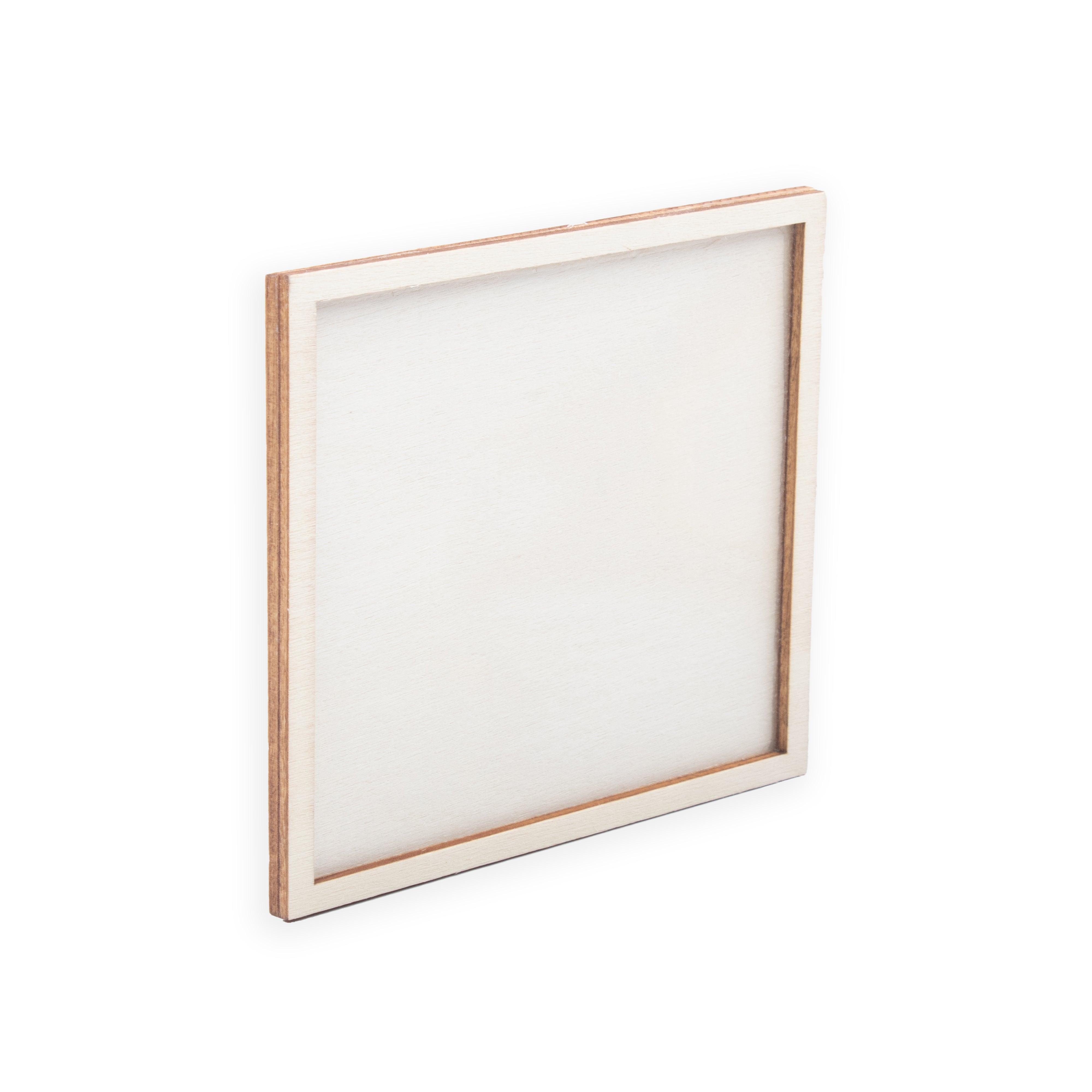 Birchwood Fillable Coaster Set 4 X 4inch Square 4pc