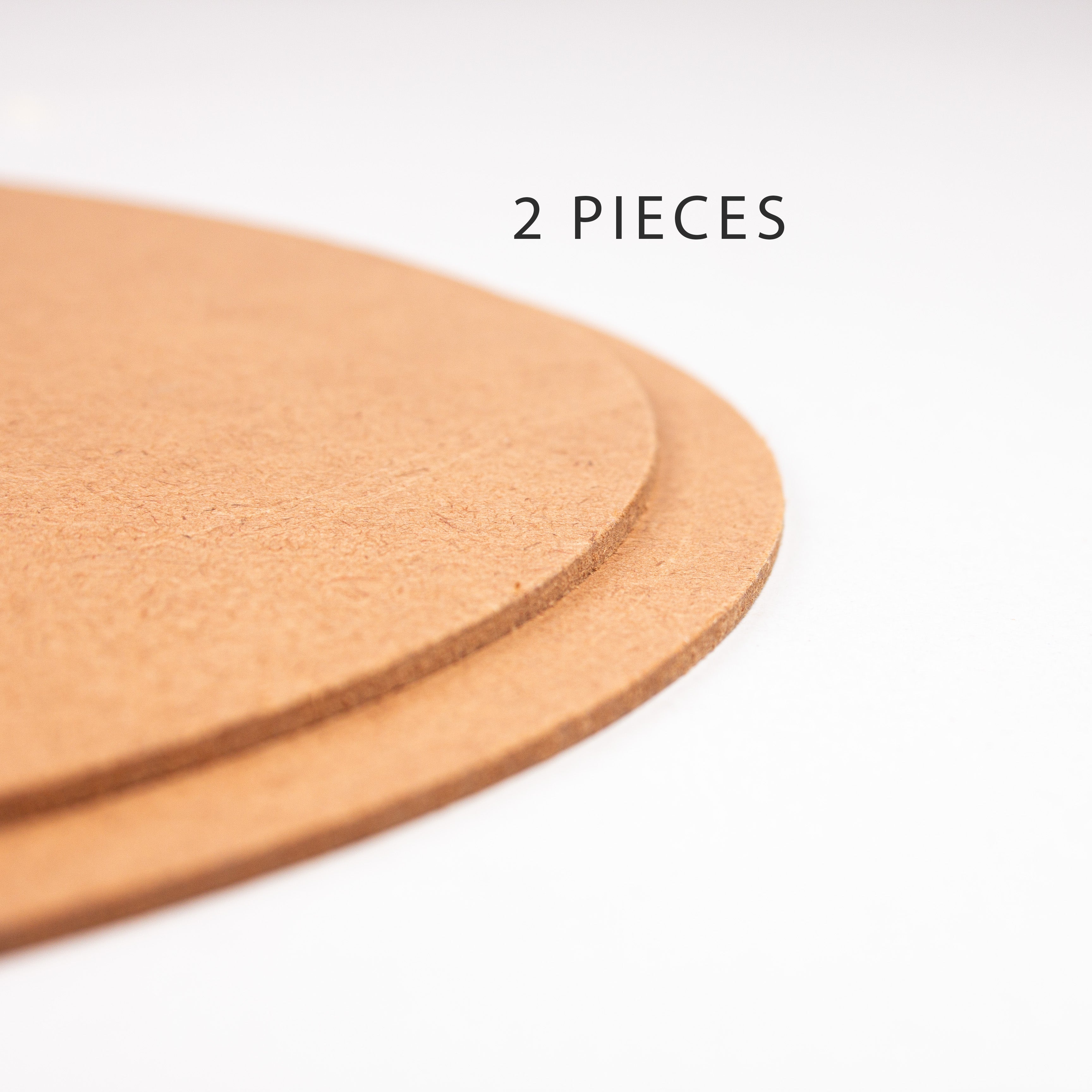 MDF Round 10inch Dia 2mm Thick 2pc