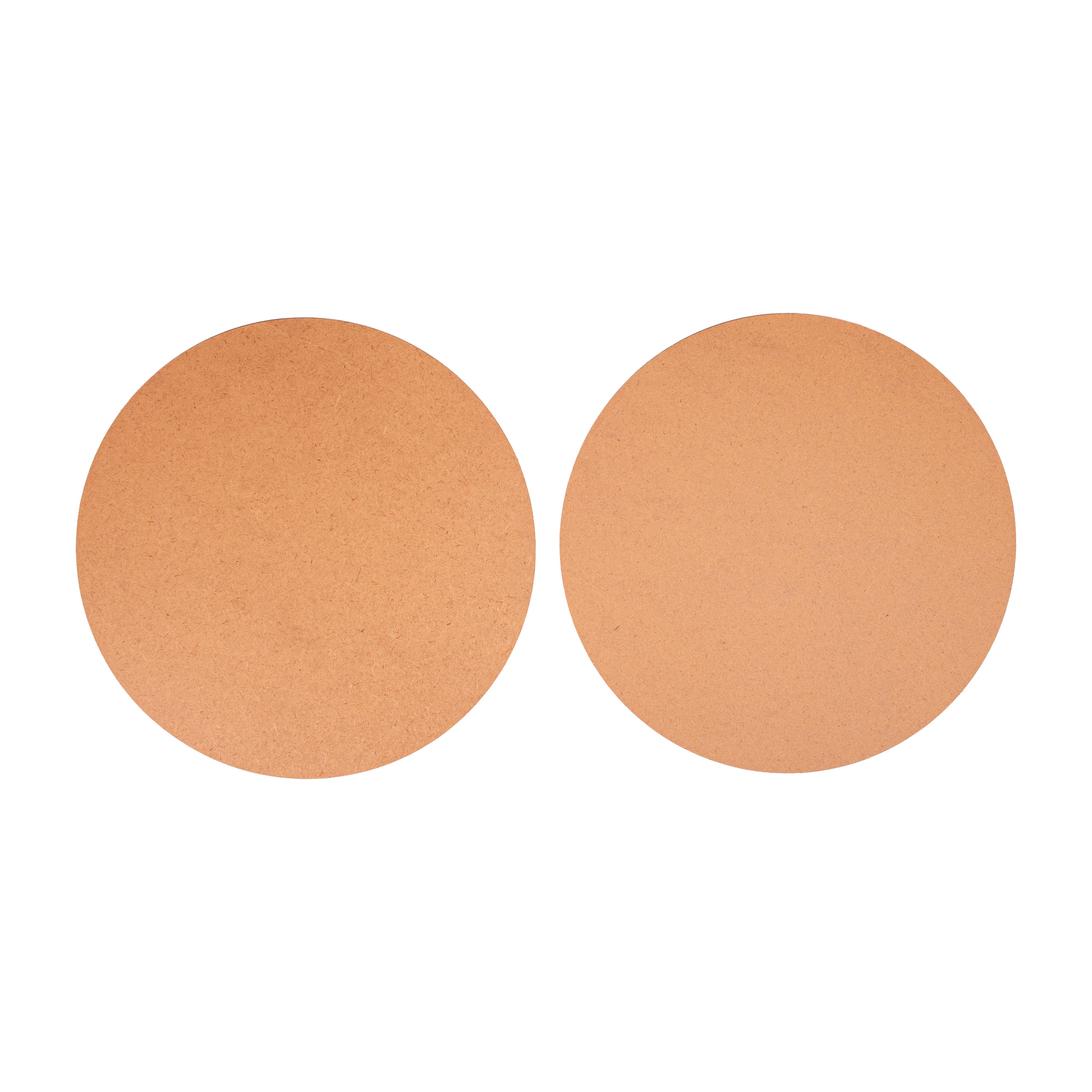 MDF Round 10inch Dia 2mm Thick 2pc