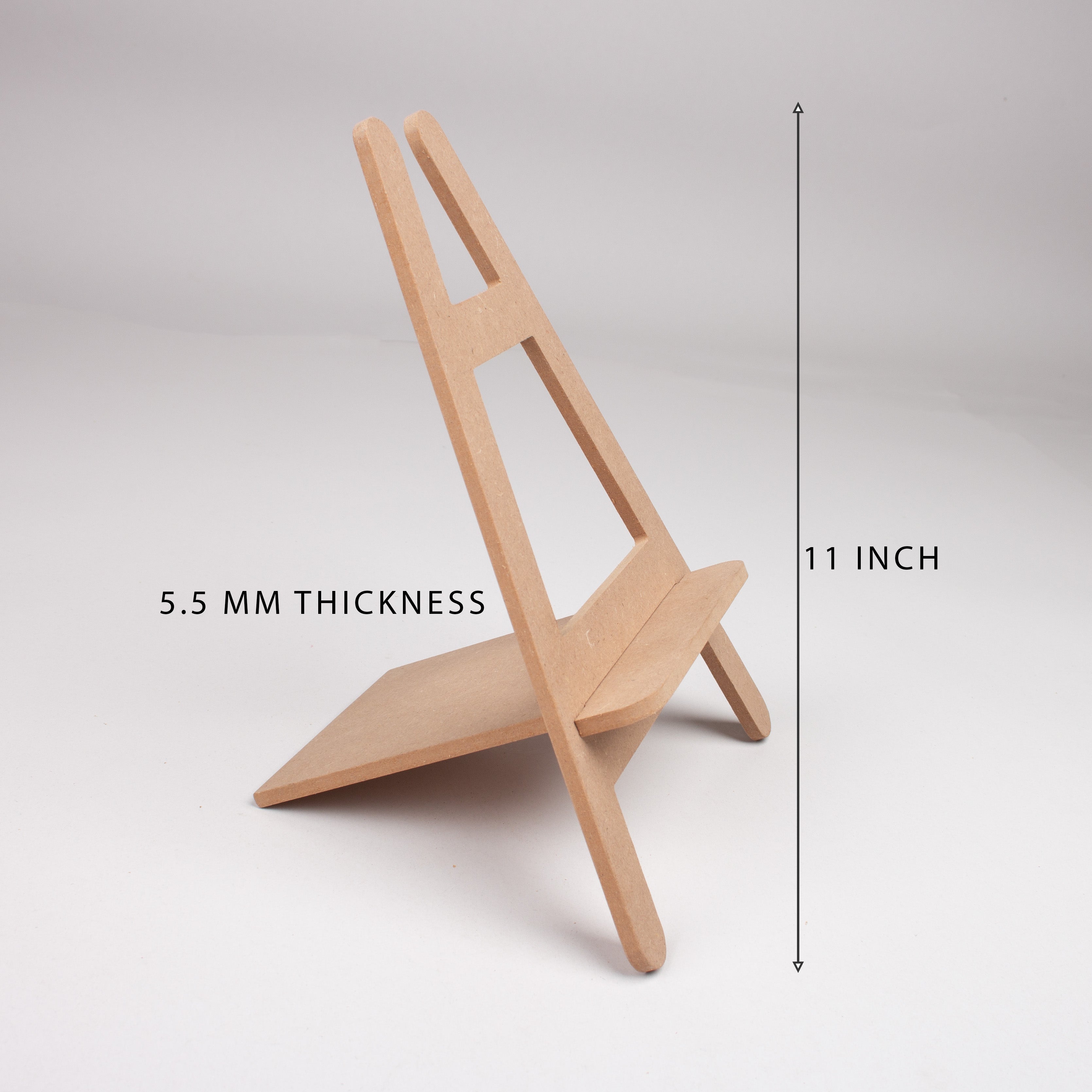MDF Easel Stand for displaying 11inch 5.5mm Thick 1pc