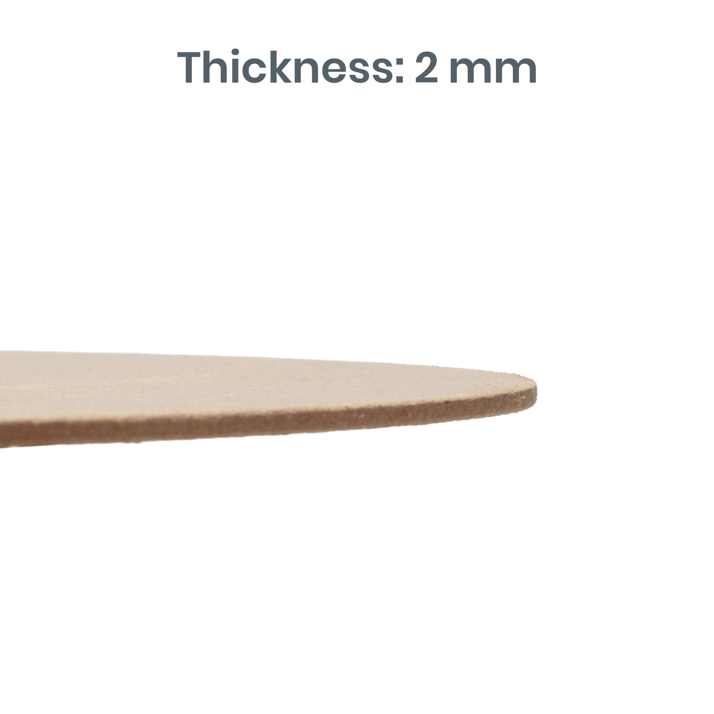 2mm MDF Blank round 10 Inch 50pc