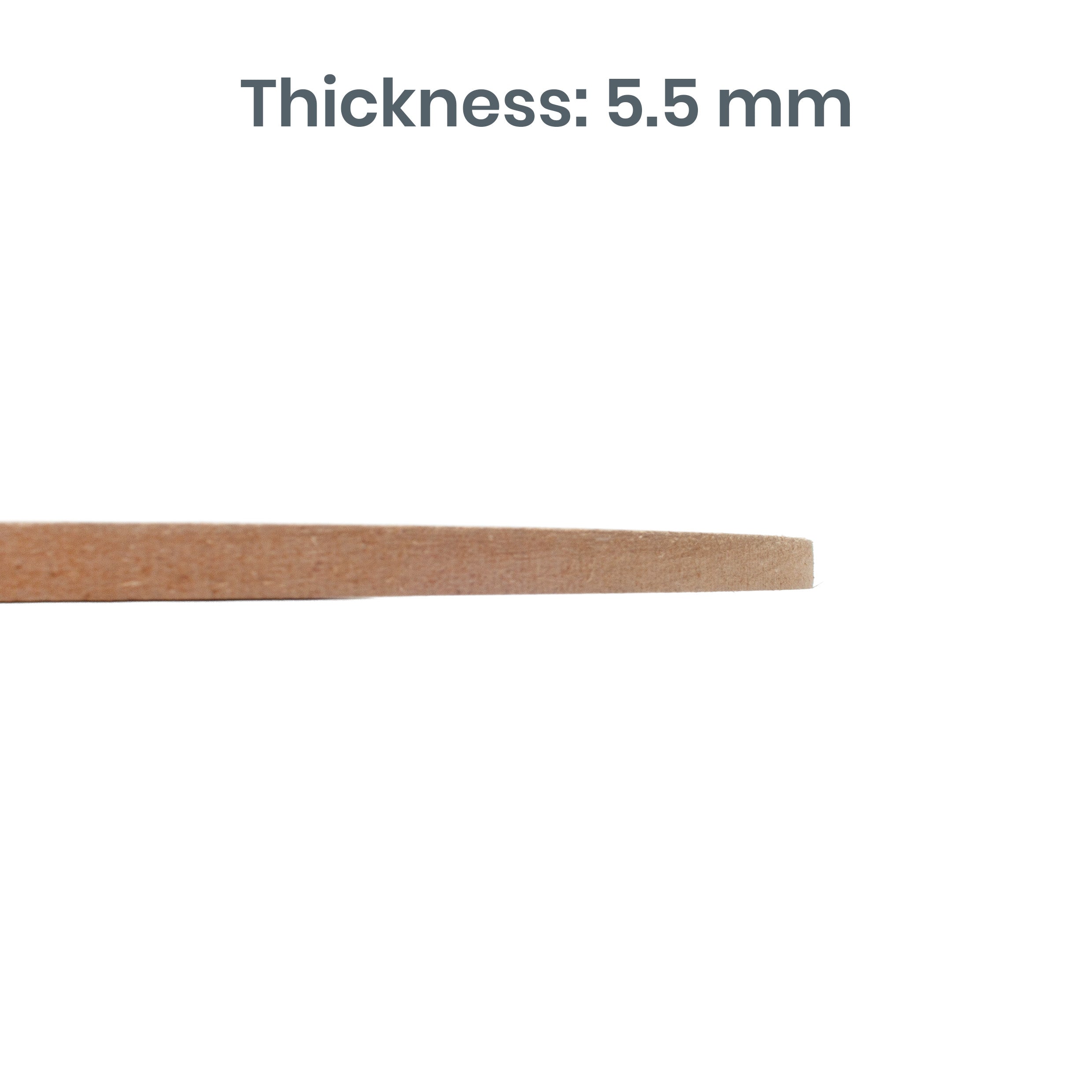5.5mm MDF Coaster round 4 Inch 100pc