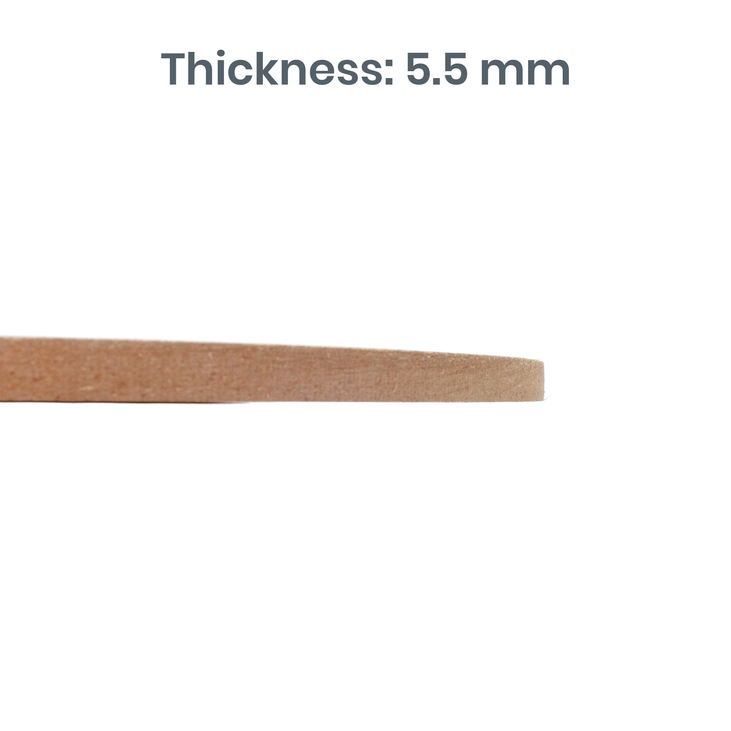 5.5mm MDF Blank round 8 Inch 50pc