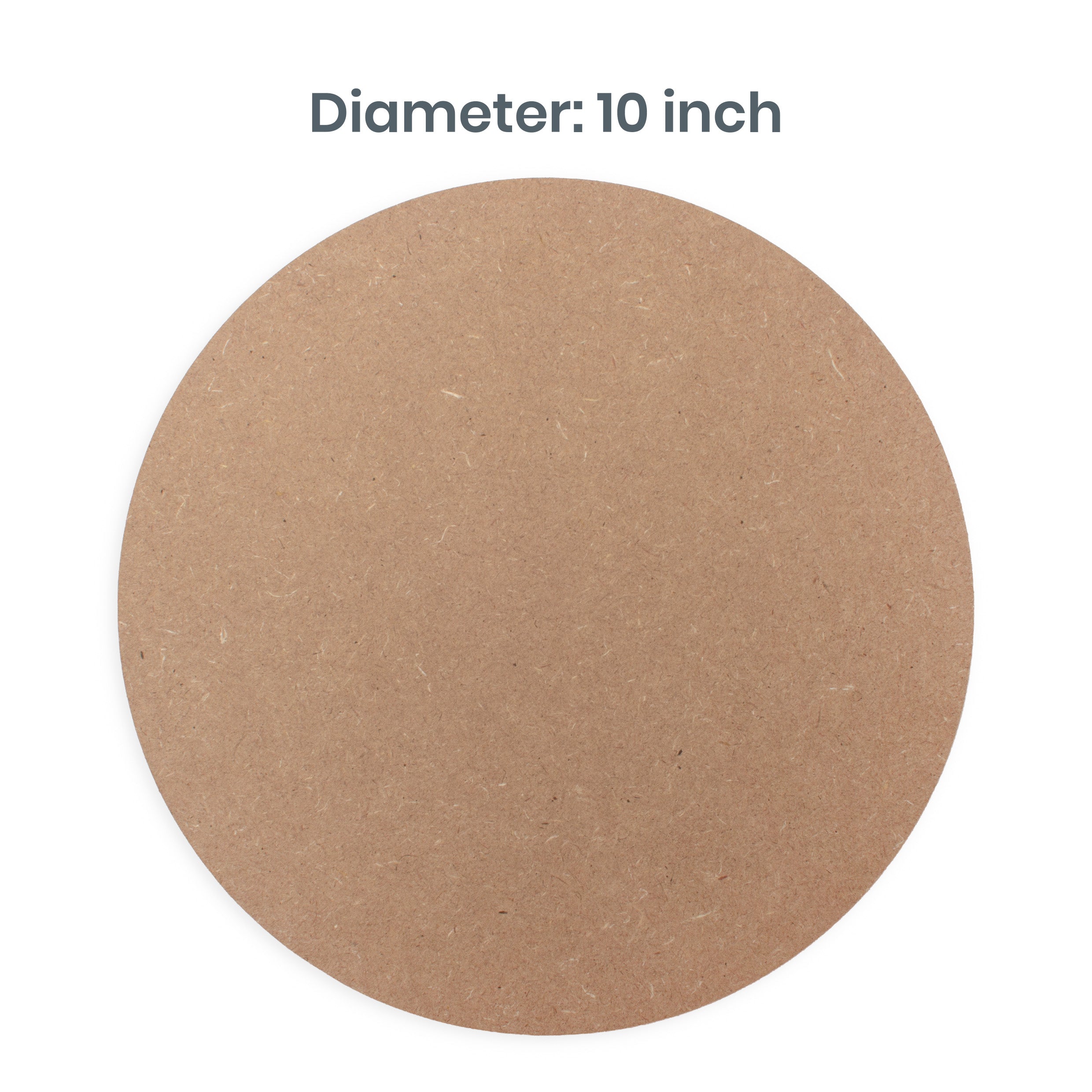 5.5mm MDF Blank round 10 Inch 25pc