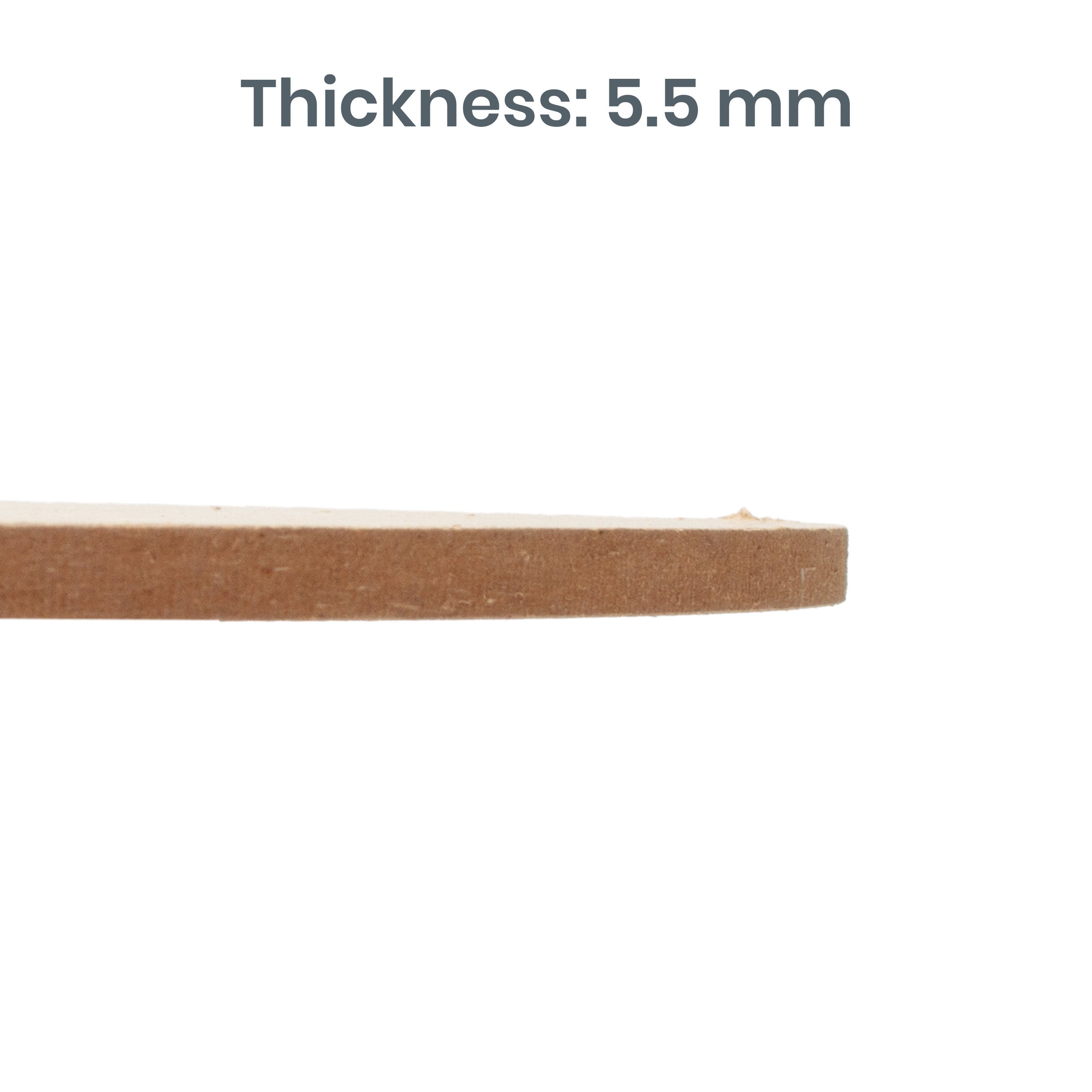 5.5mm MDF Blank round 10 Inch 25pc