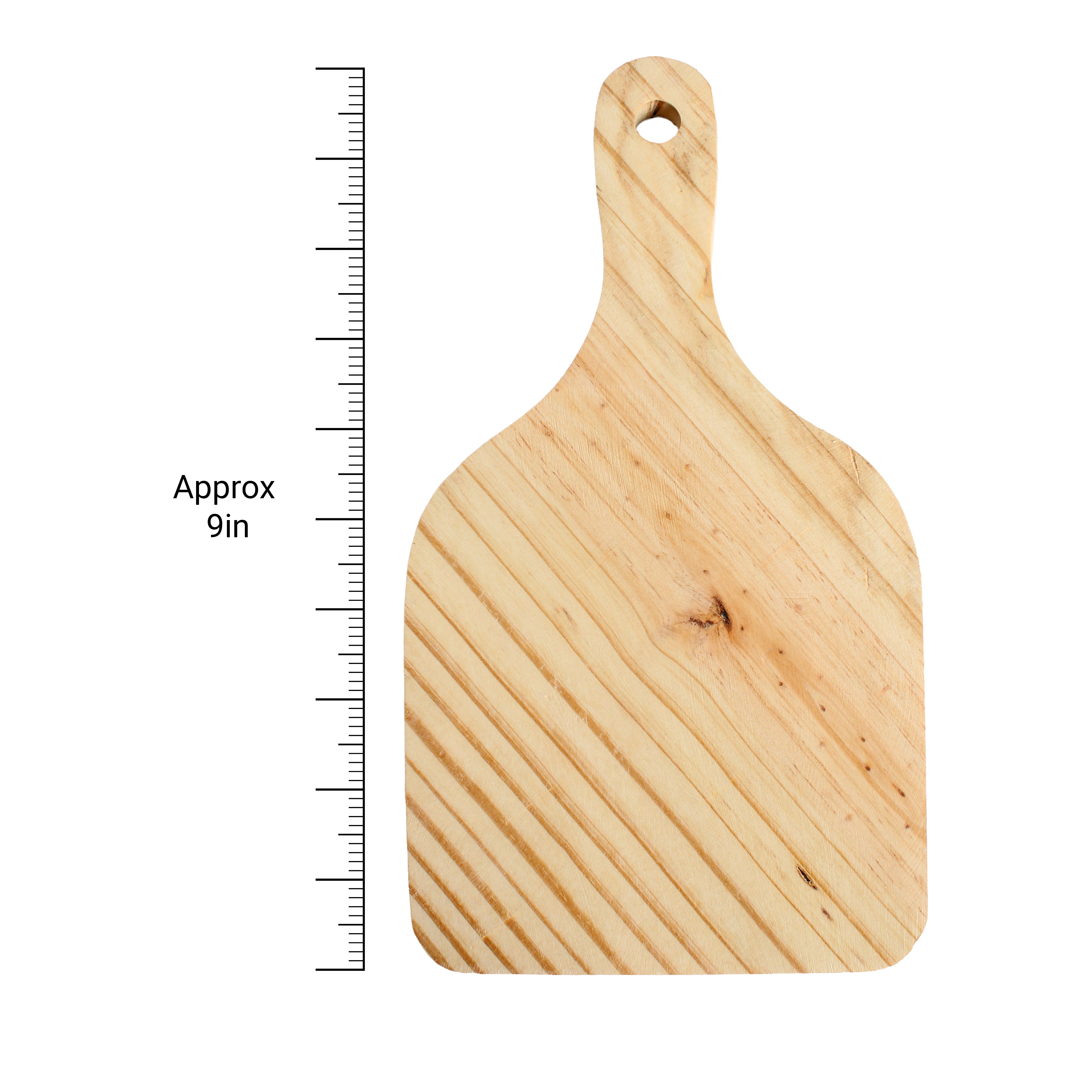 Pinewood Cutting Board 9.13 x 5inch 10mm Thick 1pc