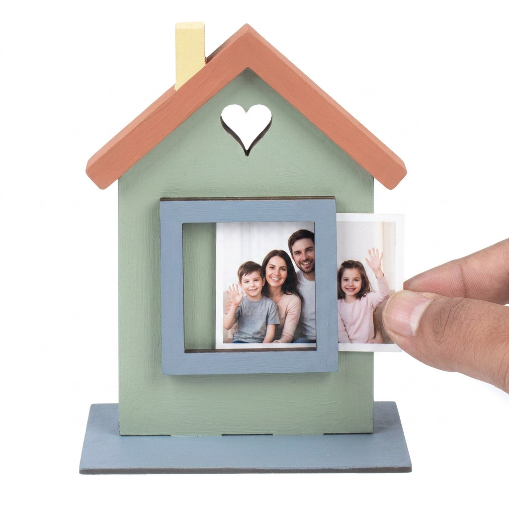 MDF Photo Frame Table Decor House 5.9 X 4.5inch 1pc