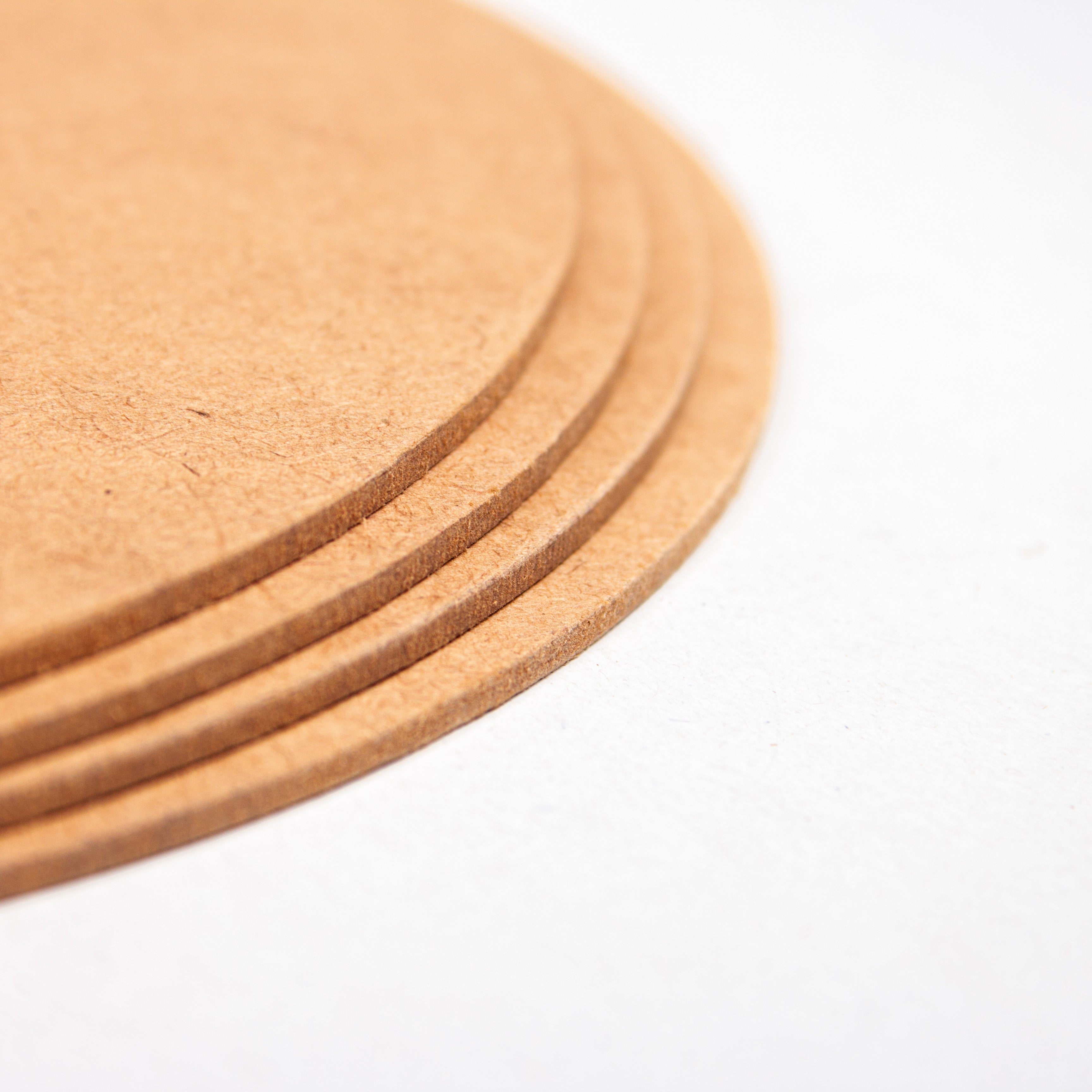 MDF Round 8inch Dia 2mm Thick 4pc