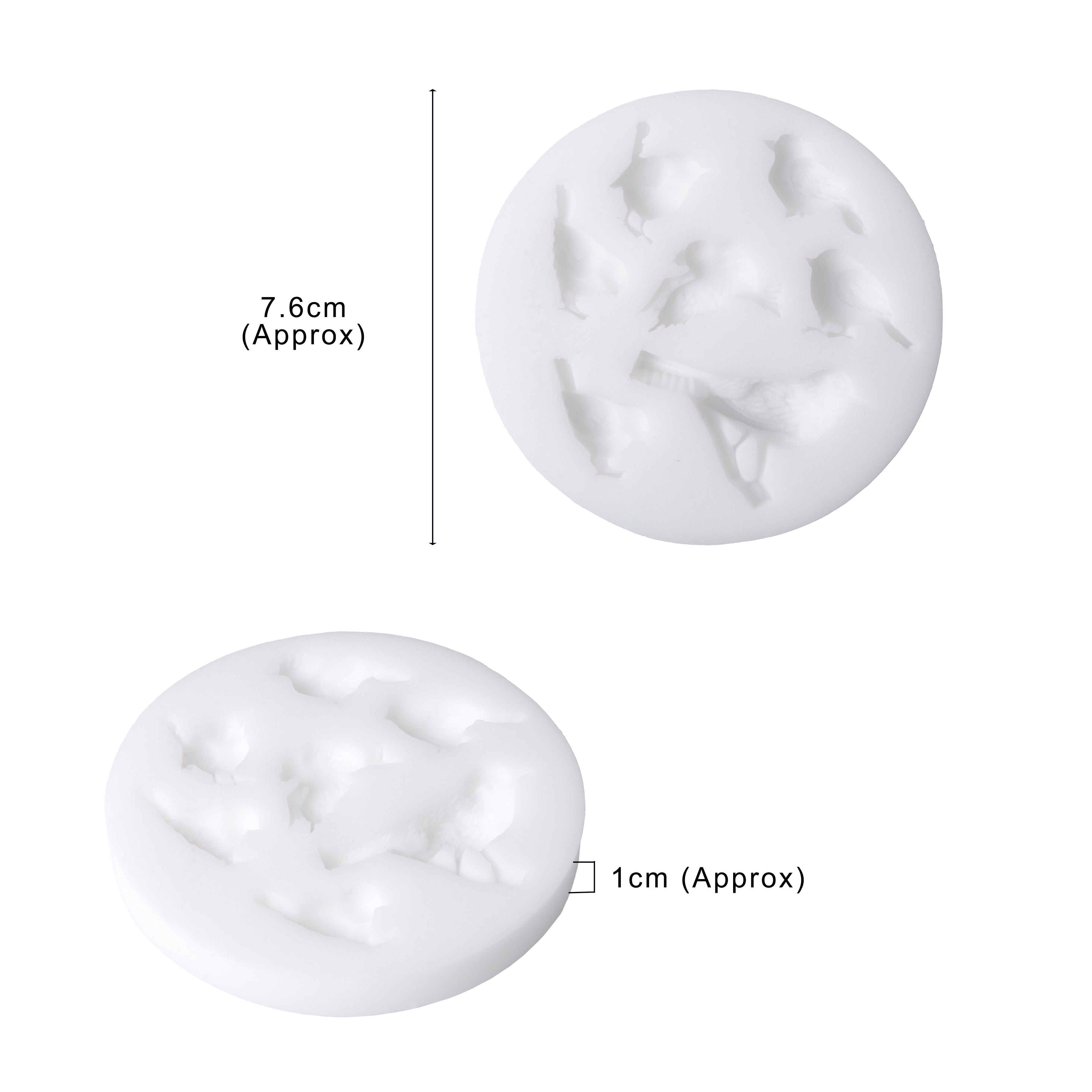 Silicone Mould Bird Haven 7.6cm X 1cm Dia 1pc