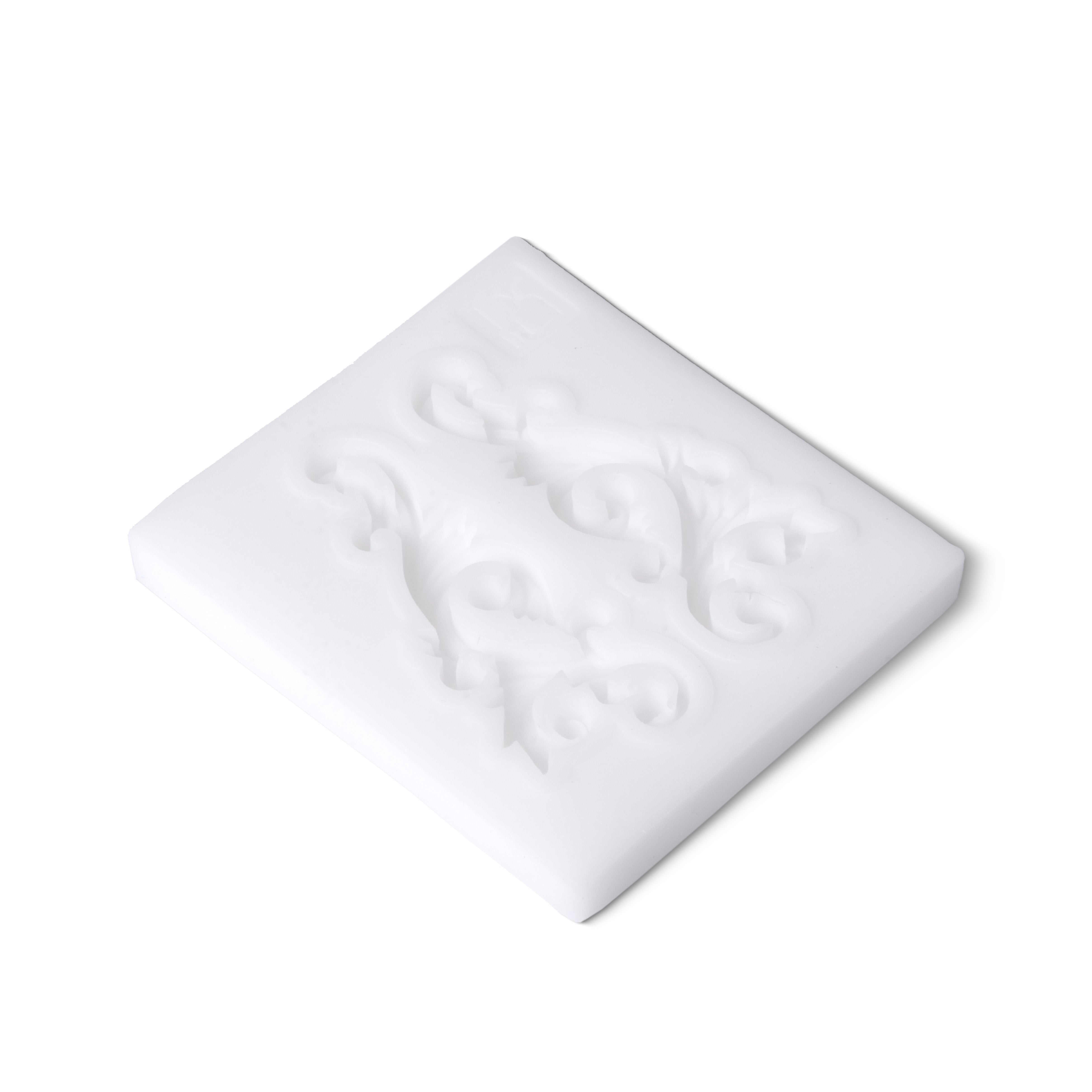 Silicone Mould Swirl Flourish 6cm X 5.3cm 7mm 1pc