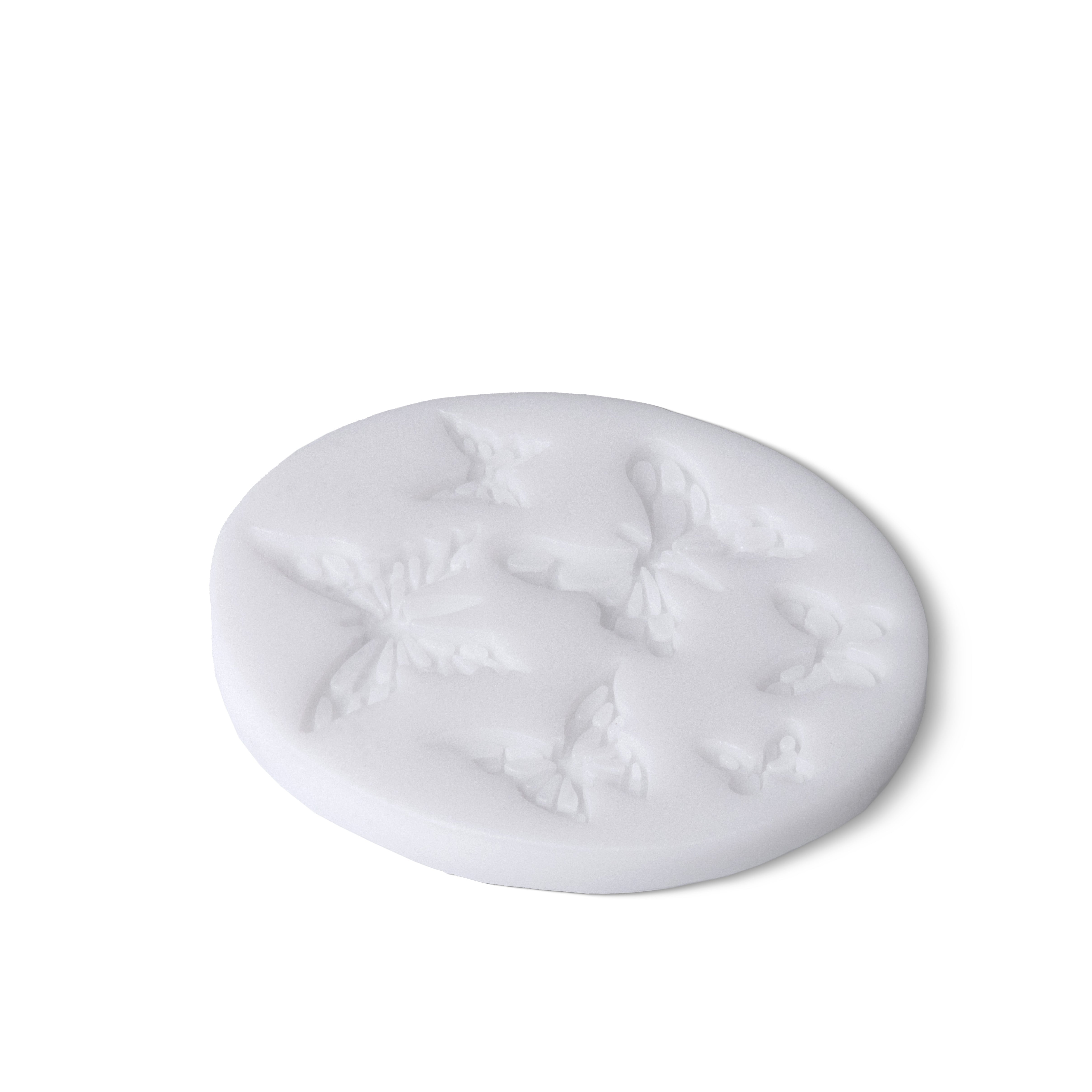 Silicone Mould Butterfly Flutter 7.5cm X 5.7cm 7mm 1pc