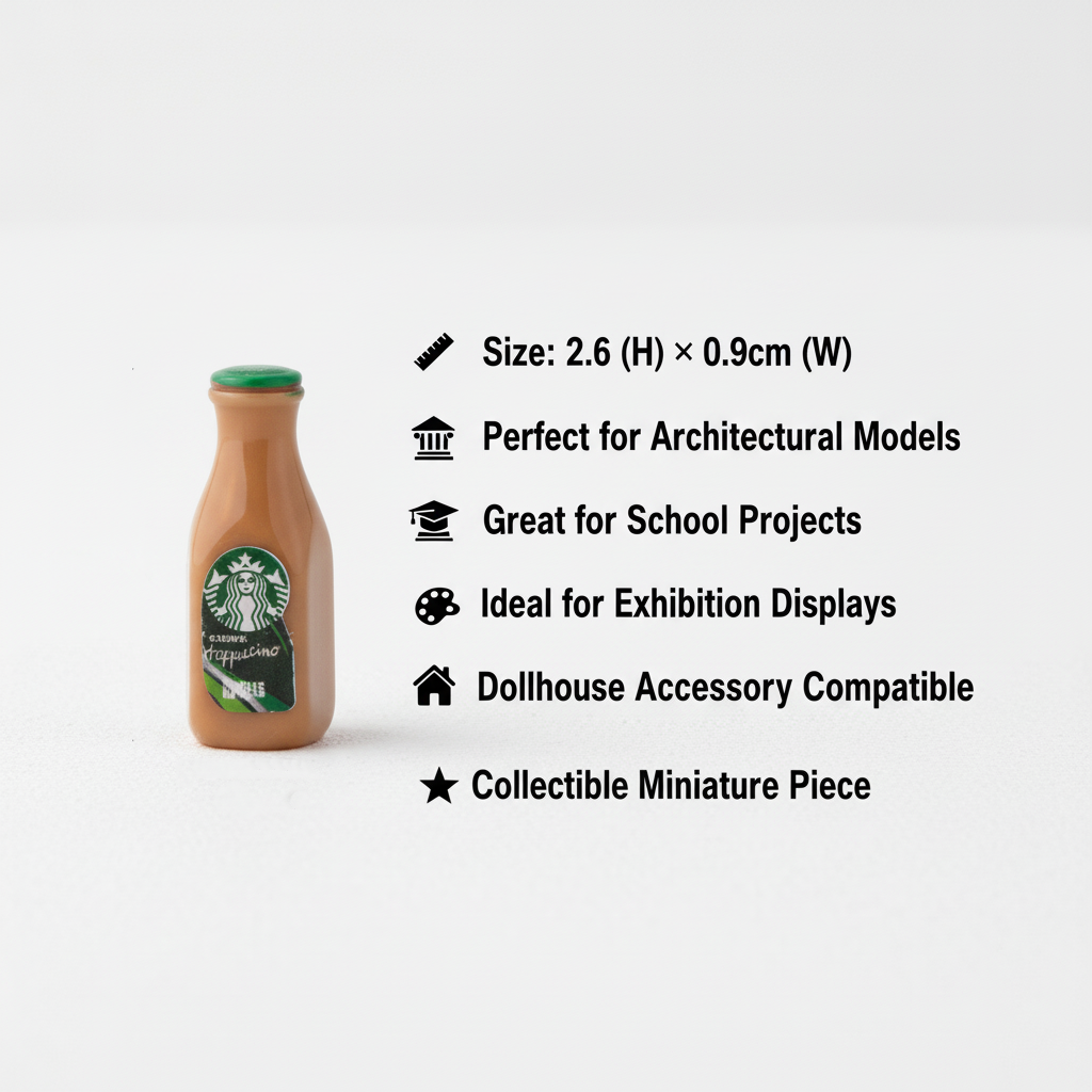 Miniature Bevarage Bottle 1pc