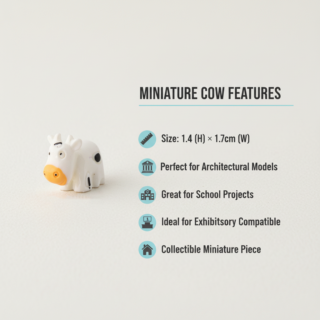 Miniature Cow Calf 1pc