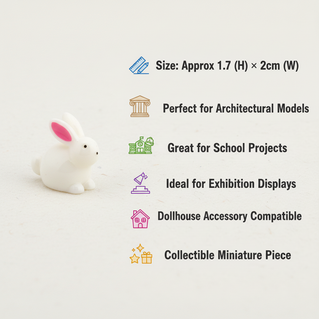 Miniature Rabbit 1pc