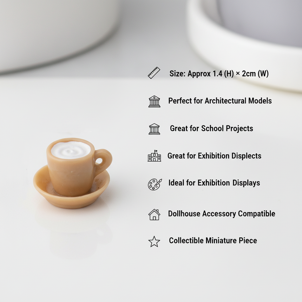 Miniature Cup and Saucer 1pc