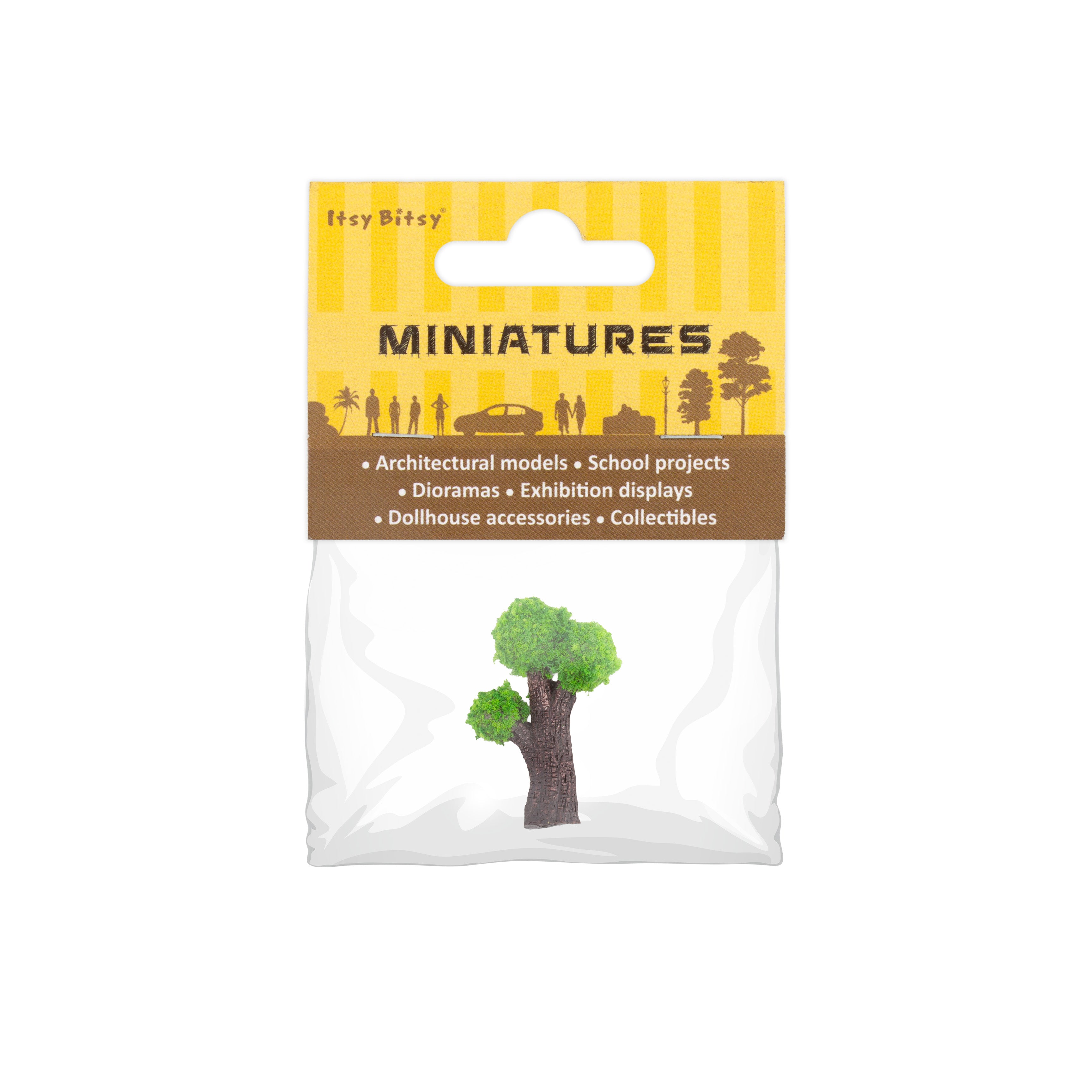 Miniature Tree with 3 Branches 1pc