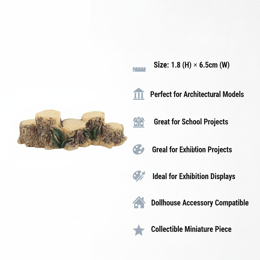 Miniature Wood Stumps 1pc