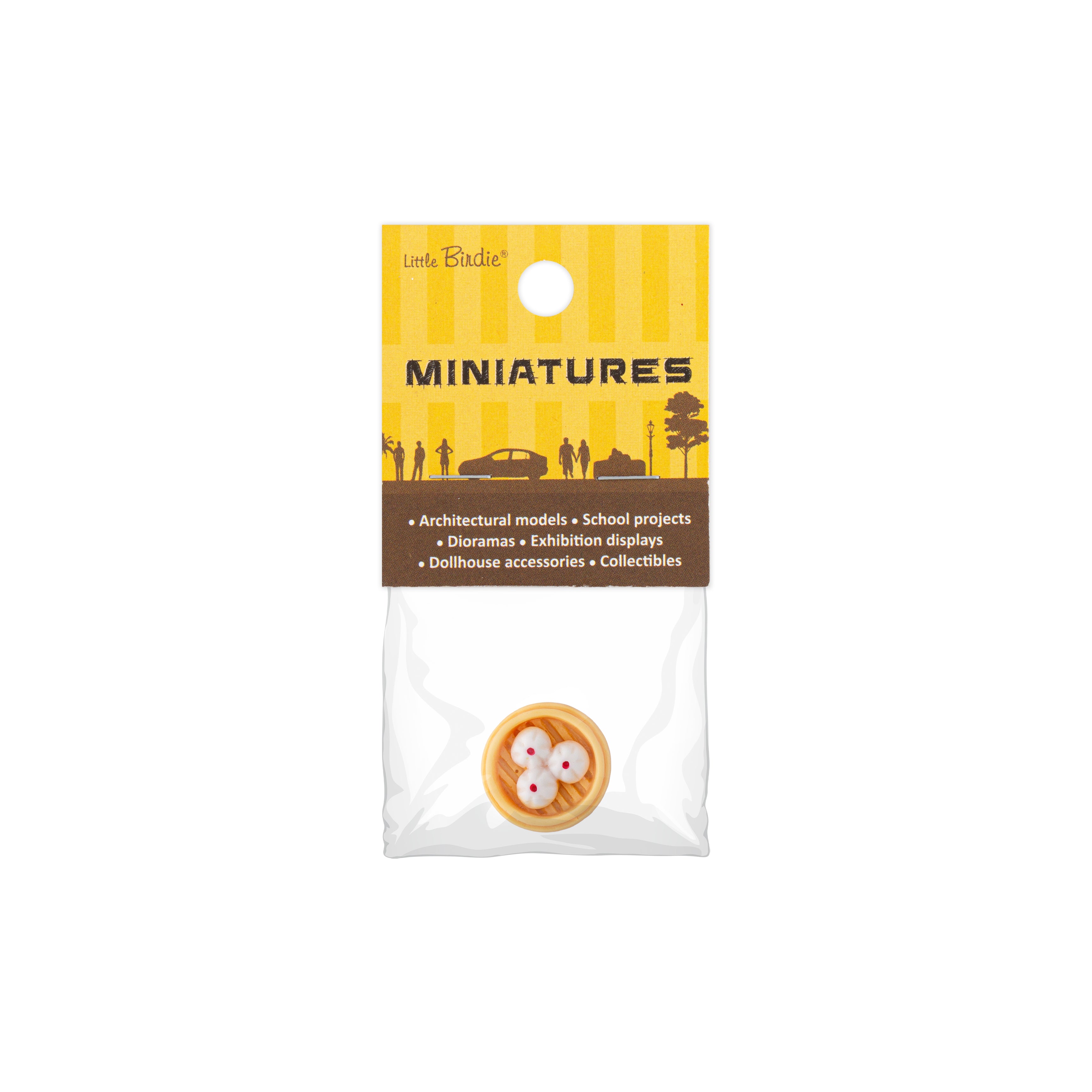 Resin Miniature Dim Sum 1pc