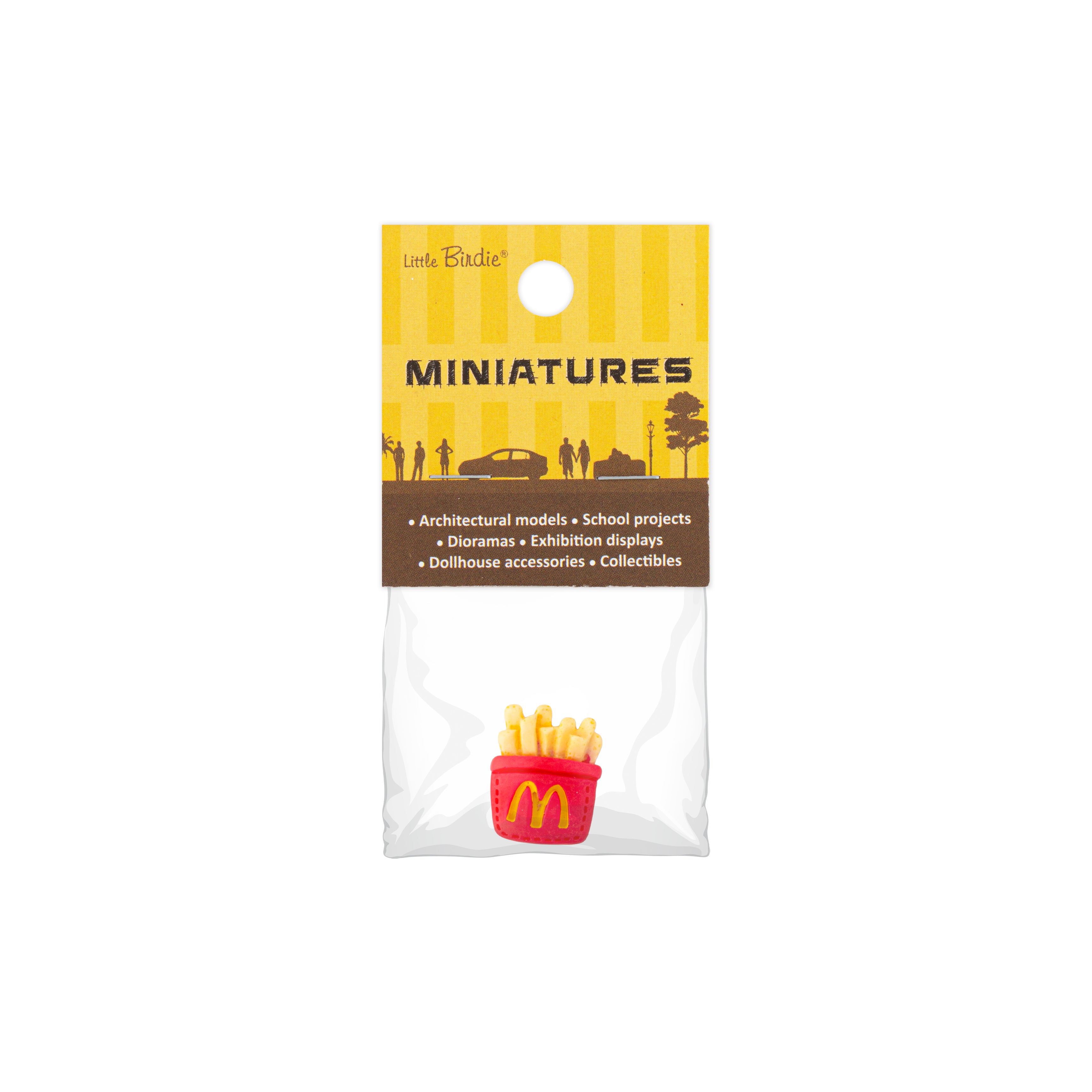 Resin Miniature Finger Chips 1pc