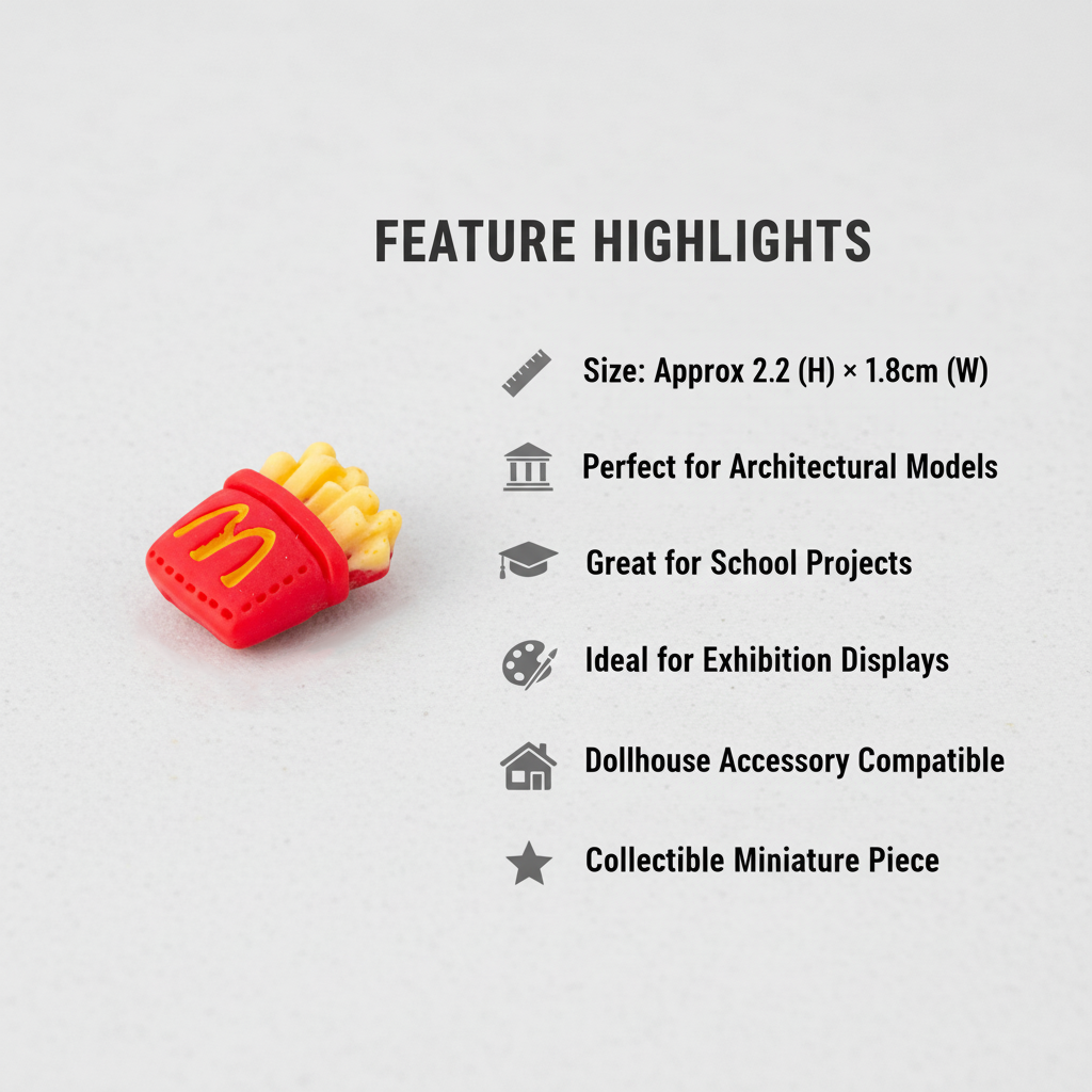 Resin Miniature Finger Chips 1pc