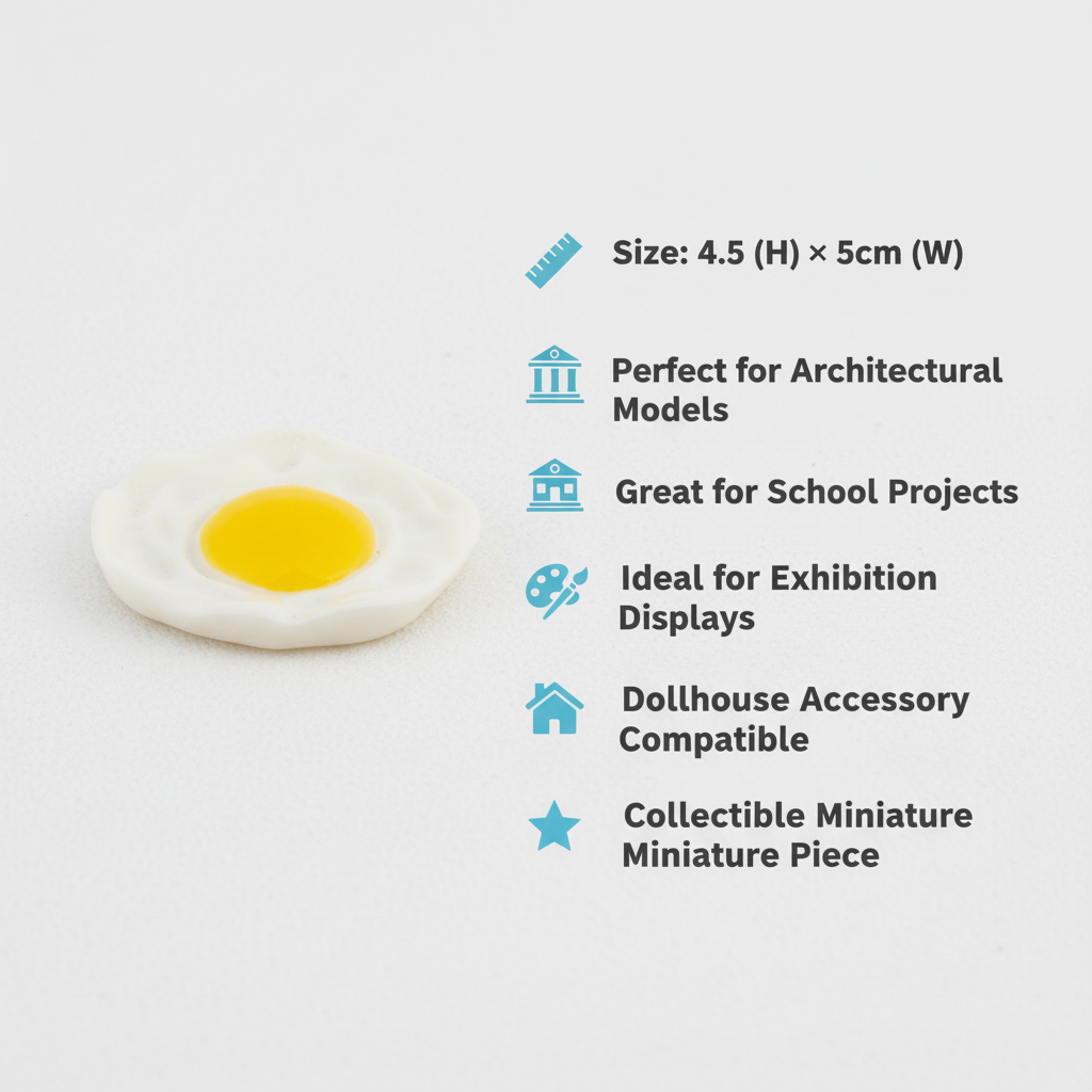 Resin Miniature Pizza 1pc