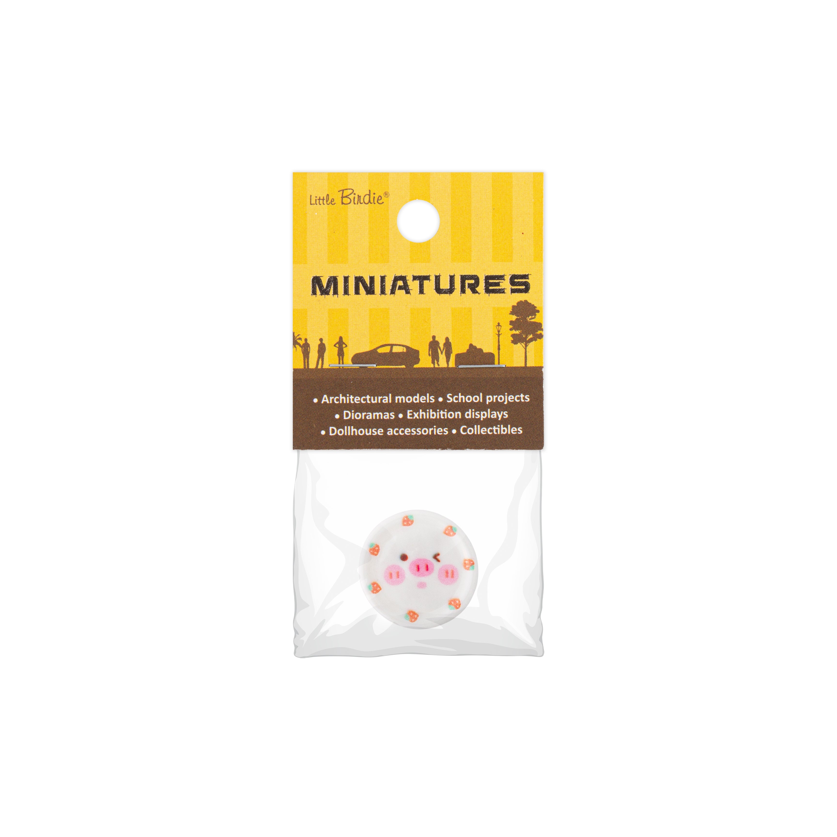 Resin Miniature Plate 1pc