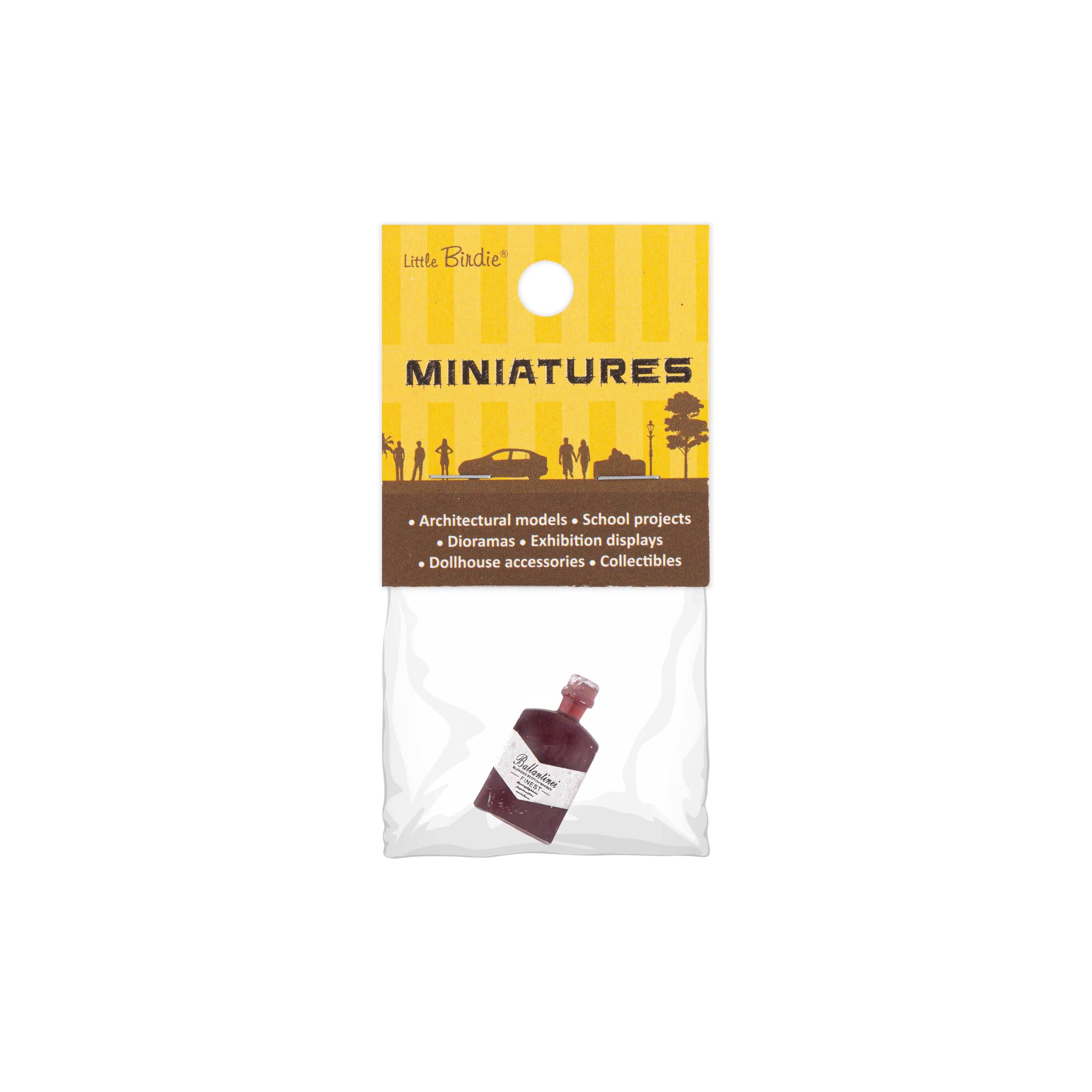 Resin Miniature XO Bottle 1pc