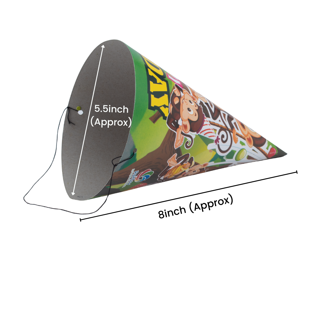 Party Paper Hats 11Inch 10 Pcs