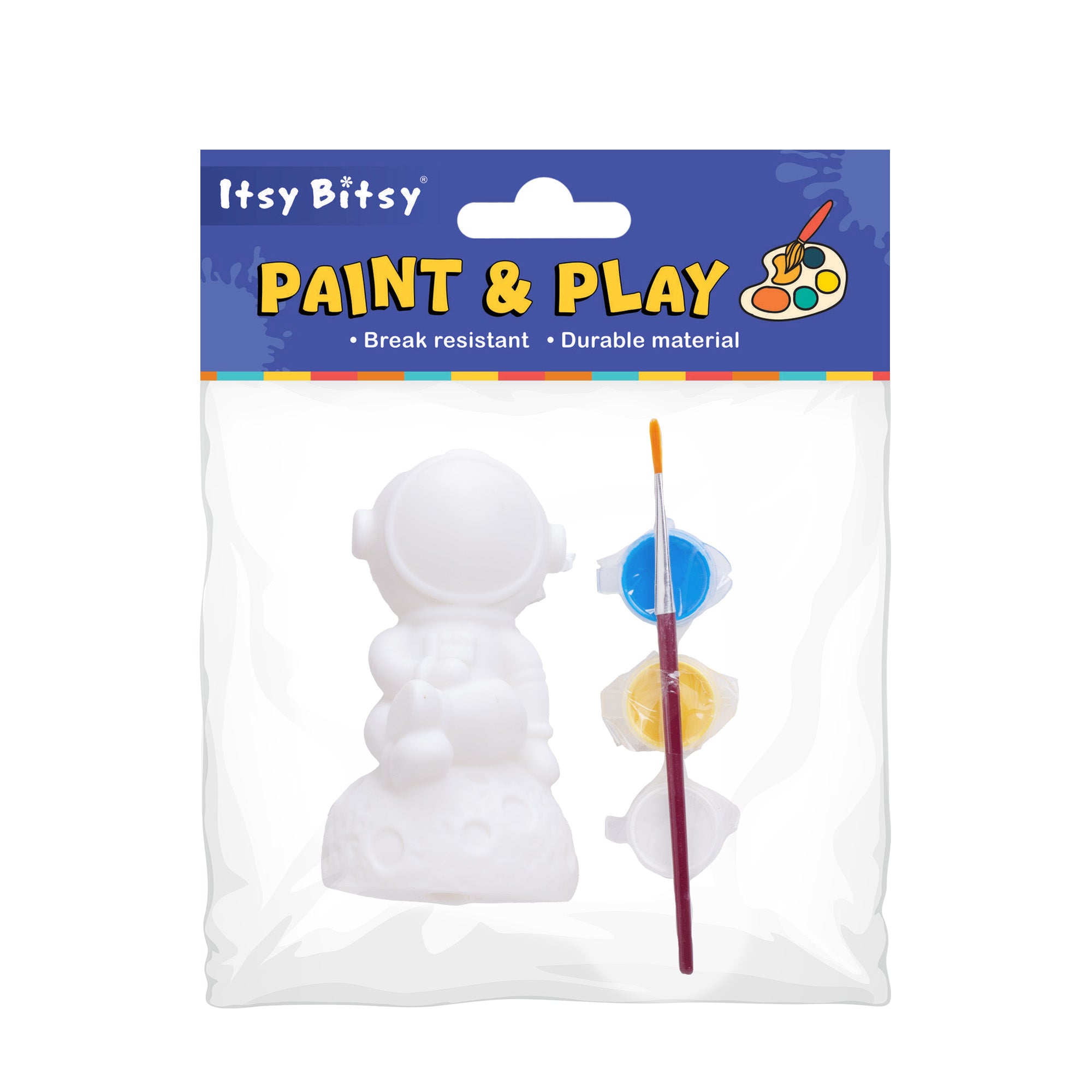 Paint And Play Create Your Own 3D Table Decor with Acrylic Paint and Brush Spaceman 4inch