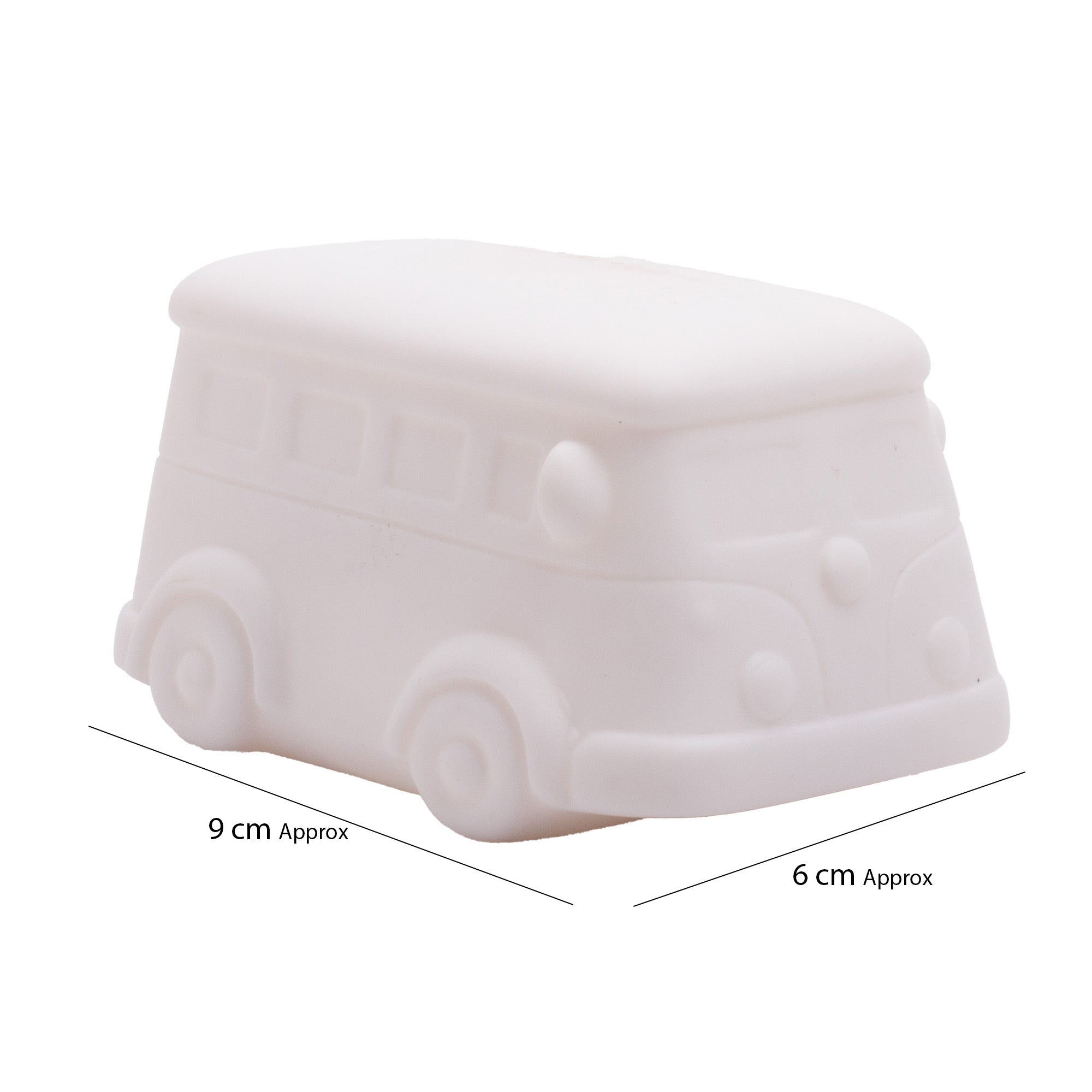 Paint And Play Create Your Own 3D Table Decor with Acrylic Paint and Brush Bus 4inch