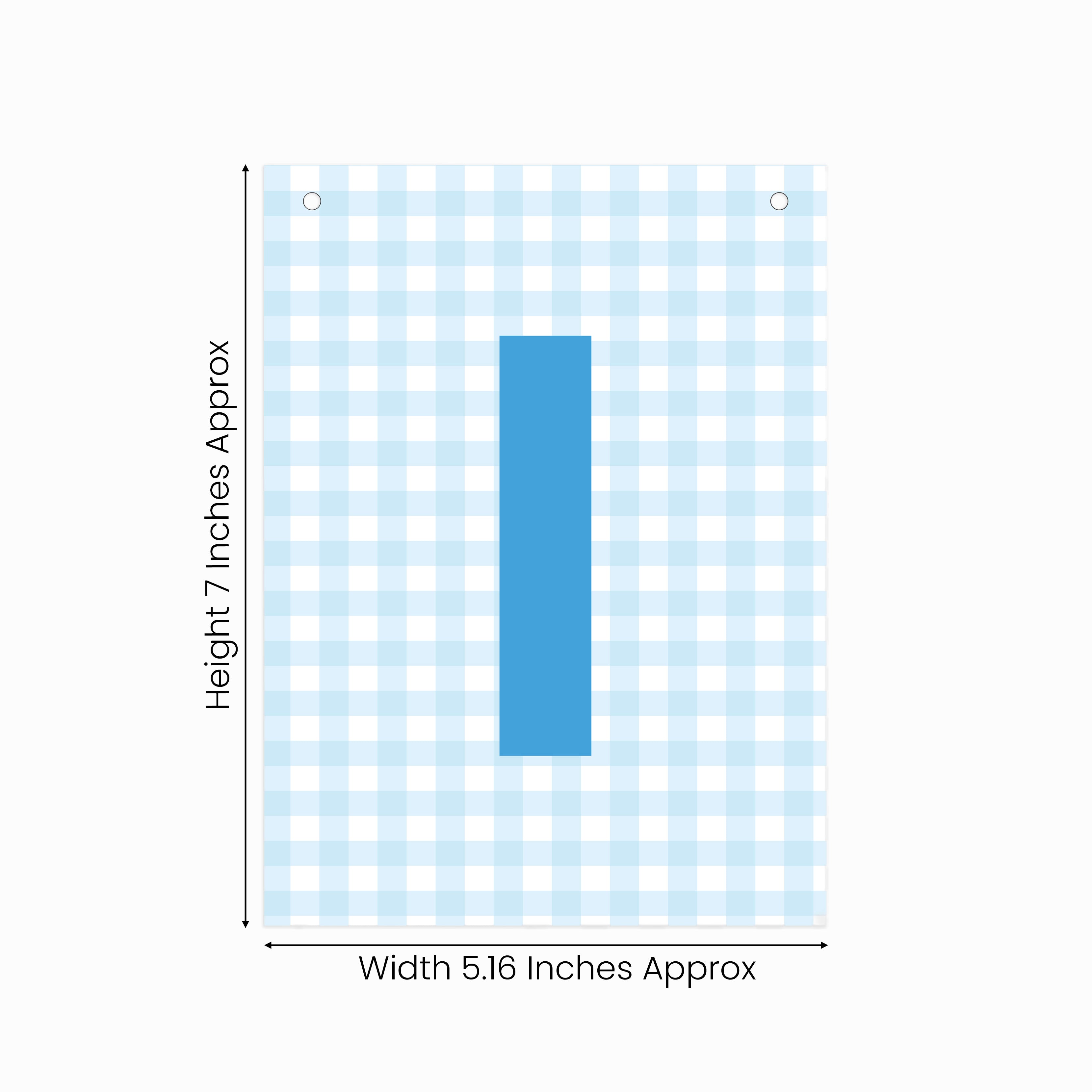 Make Your Own Banner Aqua Alphabet I SIze 7 x 5.16inch 1pc IB