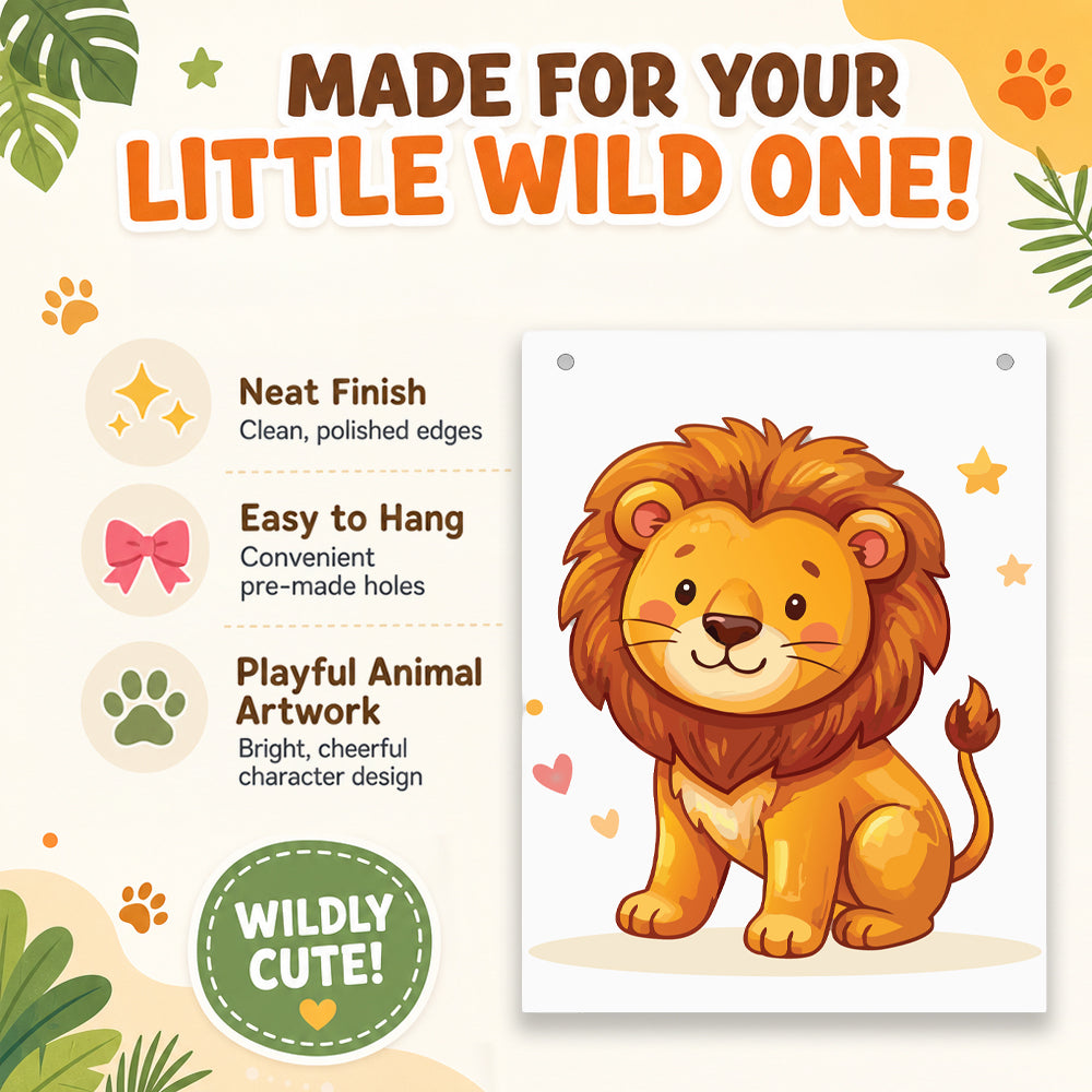 Make Your Own Banner Lion 7 x 5.16inch1pc IB