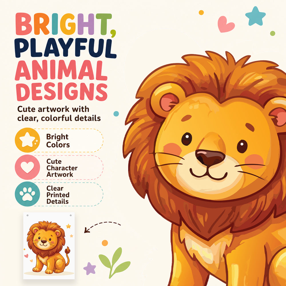 Make Your Own Banner Lion 7 x 5.16inch1pc IB