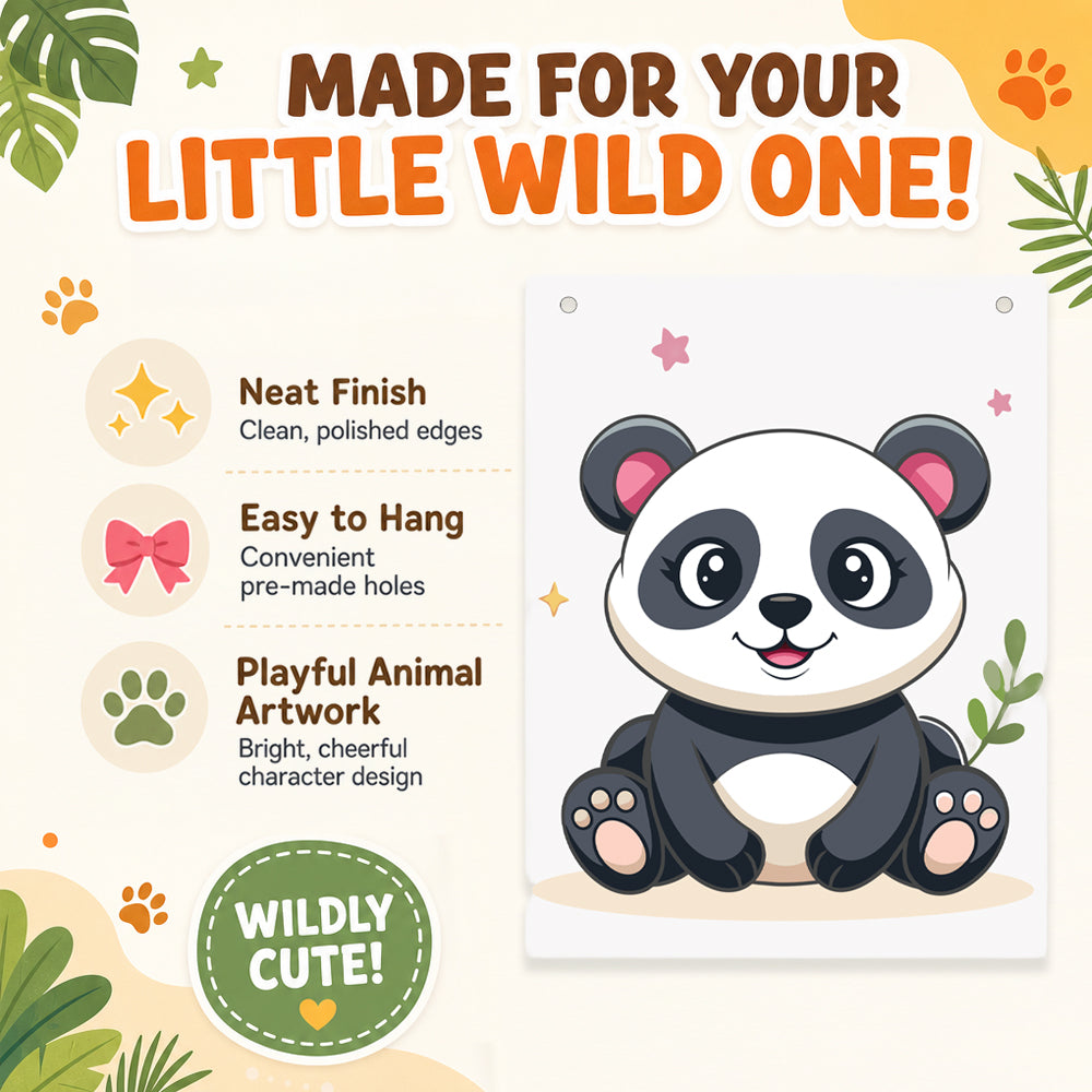 Make Your Own Banner Baby Panda 7 x 5.16inch1pc IB