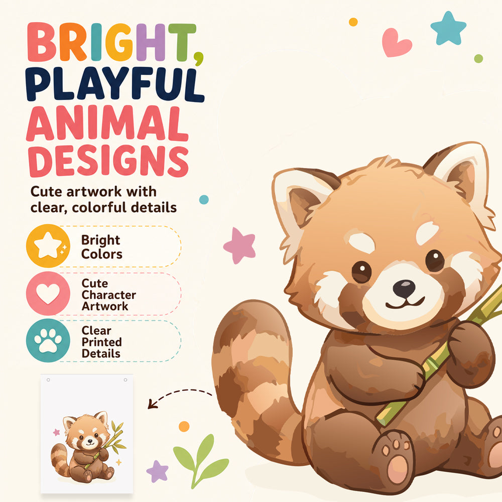 Make Your Own Banner Red Panda 7 x 5.16inch1pc IB