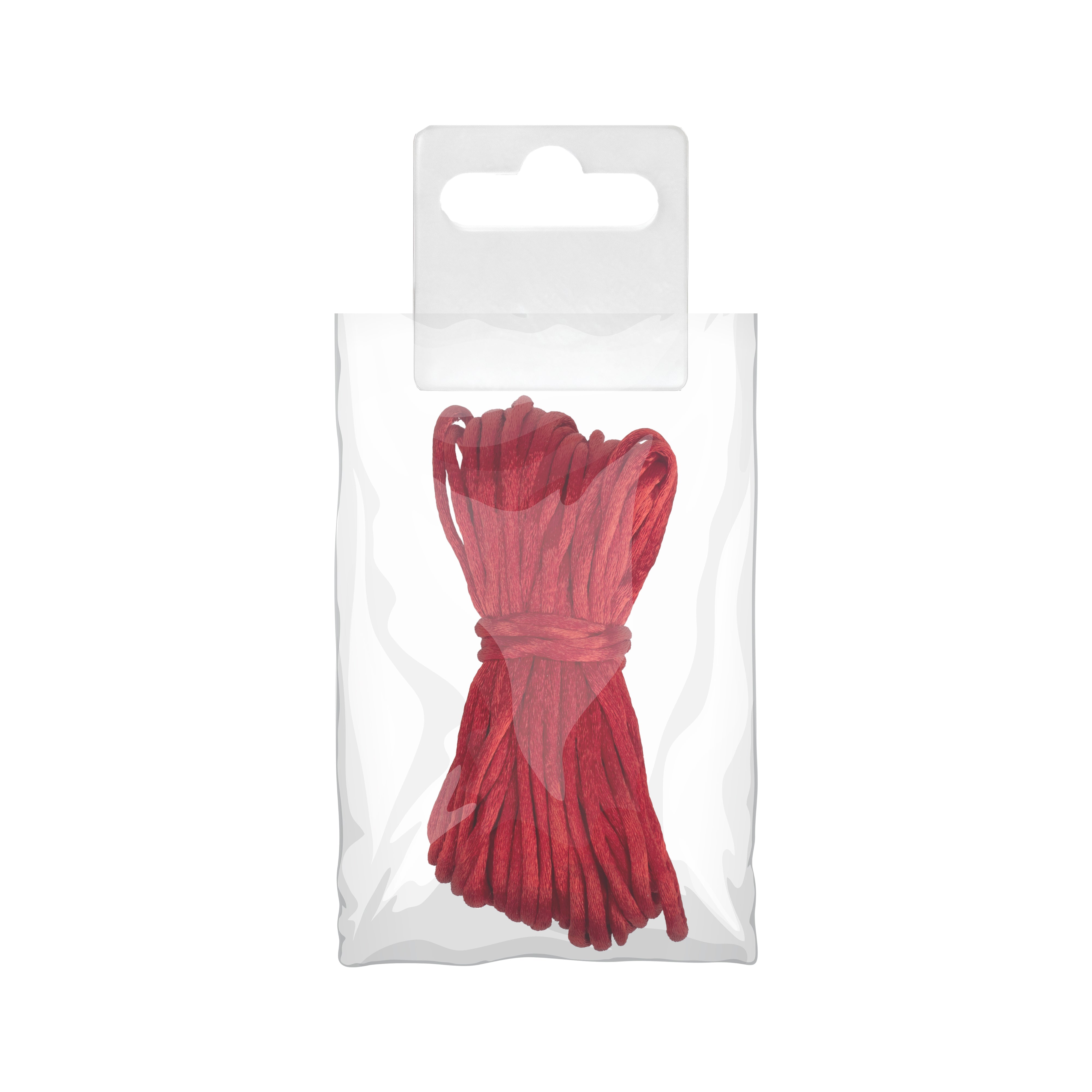Satin Cord Red 10m PBHC IB