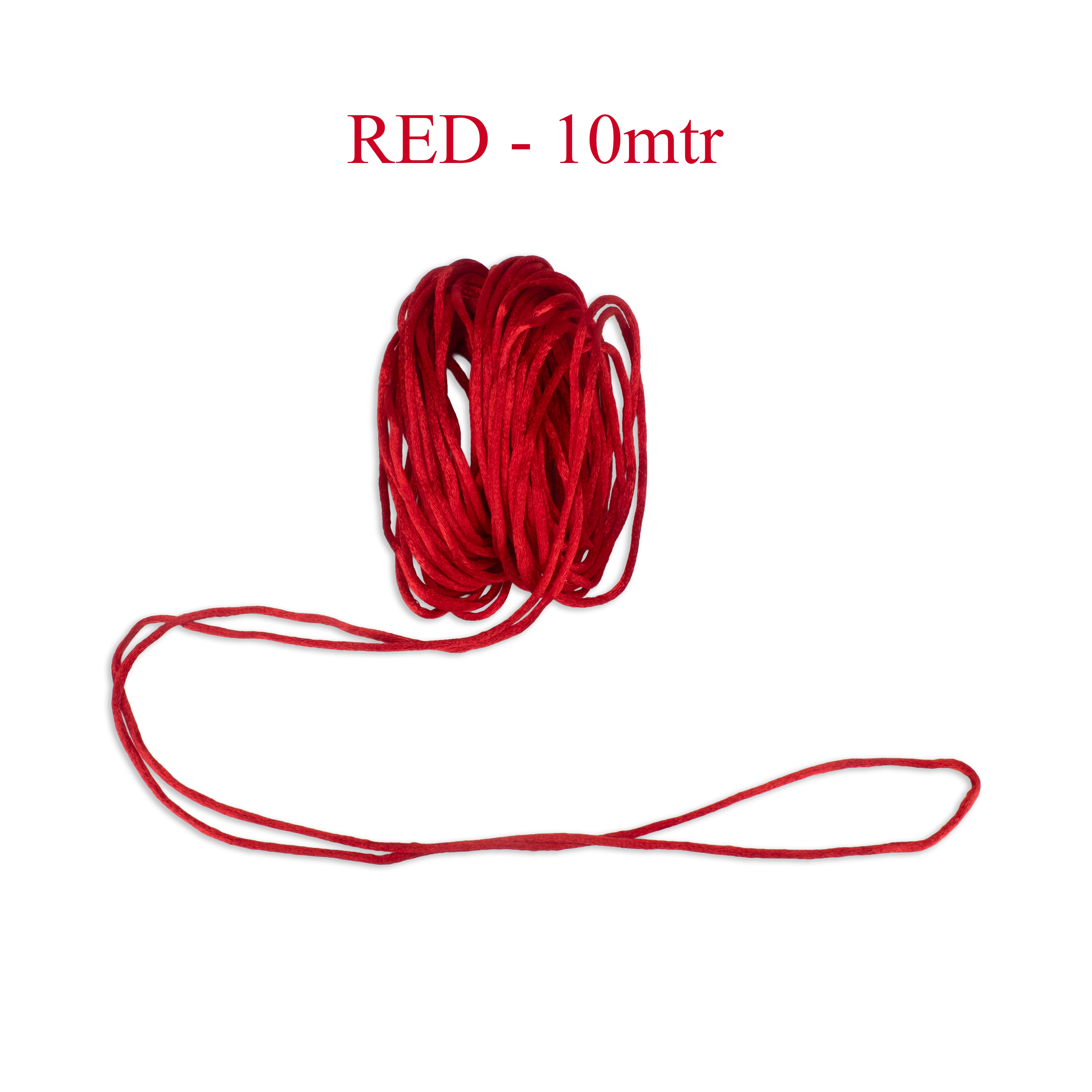 Satin Cord Red 10m PBHC IB